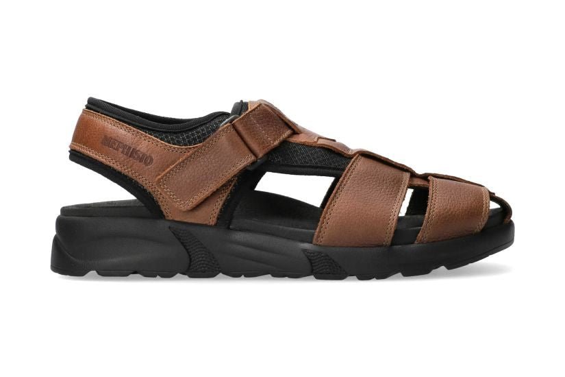 'Toren' men's semi - closed sandal - brown - Chaplinshoes'Toren' men's semi - closed sandal - brownMephisto