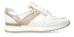 'Toscana' women's lace - zip sneaker - white mix - Chaplinshoes'Toscana' women's lace - zip sneaker - white mixMephisto
