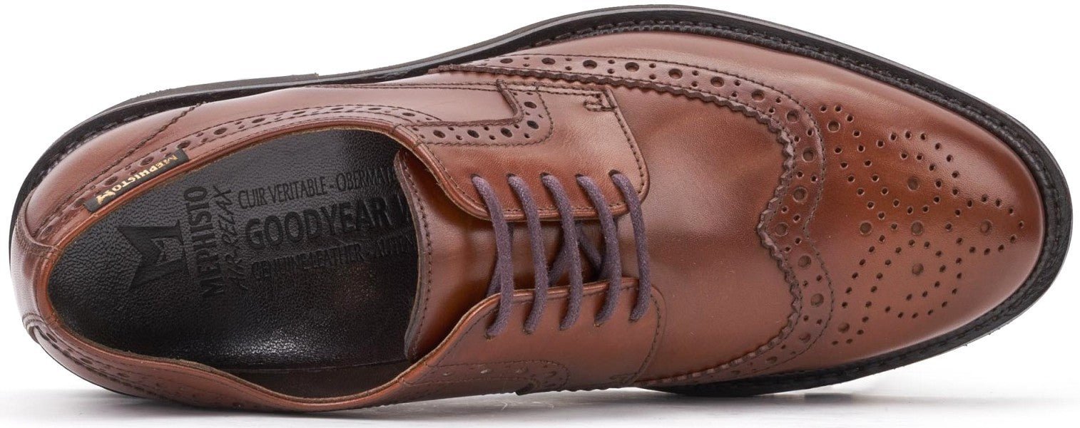 'TYRON' men's goodyear handmade dressed shoe - Chestnut brown - Chaplinshoes'TYRON' men's goodyear handmade dressed shoe - Chestnut brownMephisto