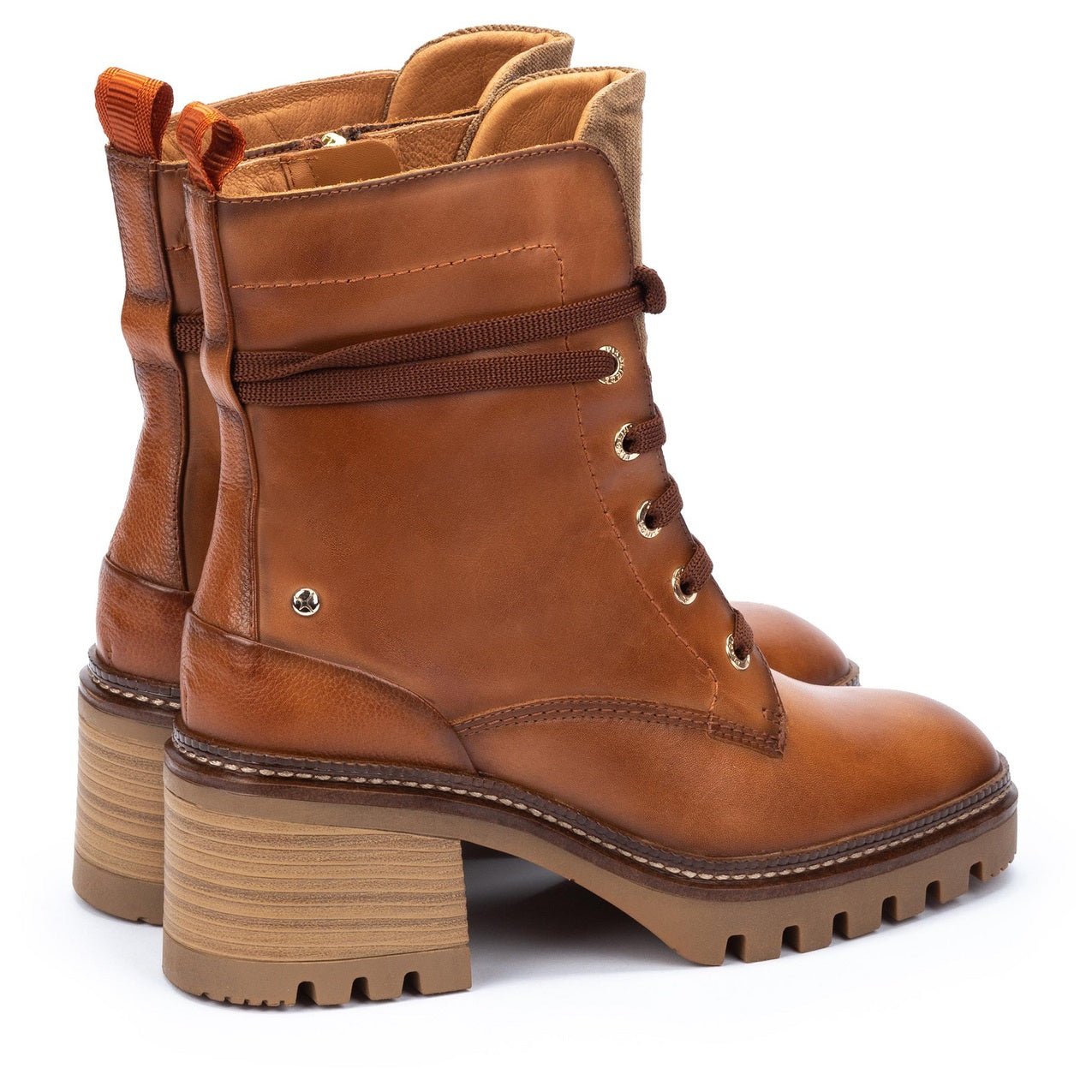 'Valladolid' women's lace - zip boot - Brown - Chaplinshoes'Valladolid' women's lace - zip boot - BrownPikolinos