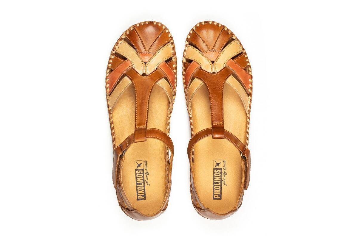 'Vallarta' women's sandal - Brown mix - Chaplinshoes'Vallarta' women's sandal - Brown mixPikolinos