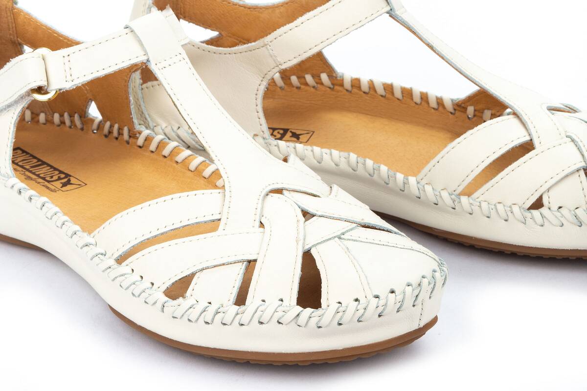 'Vallarta' women's sandal - Off white - Chaplinshoes'Vallarta' women's sandal - Off whitePikolinos