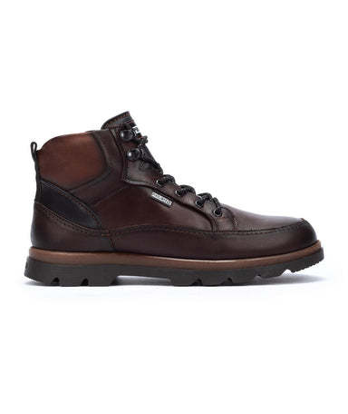 'Vigo' men's lace - zip boot - Dark brown - Chaplinshoes'Vigo' men's lace - zip boot - Dark brownPikolinos