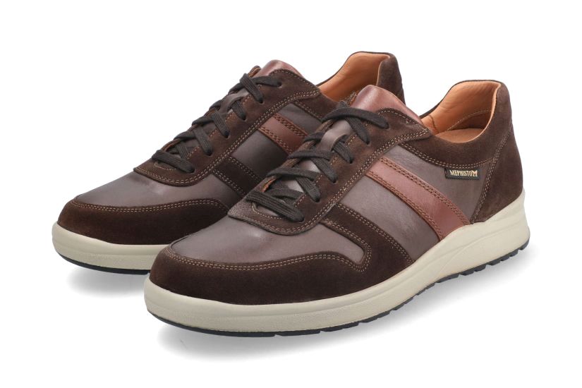 'Vito' men's lace - up sneaker - brown mix - Chaplinshoes'Vito' men's lace - up sneaker - brown mixMephisto