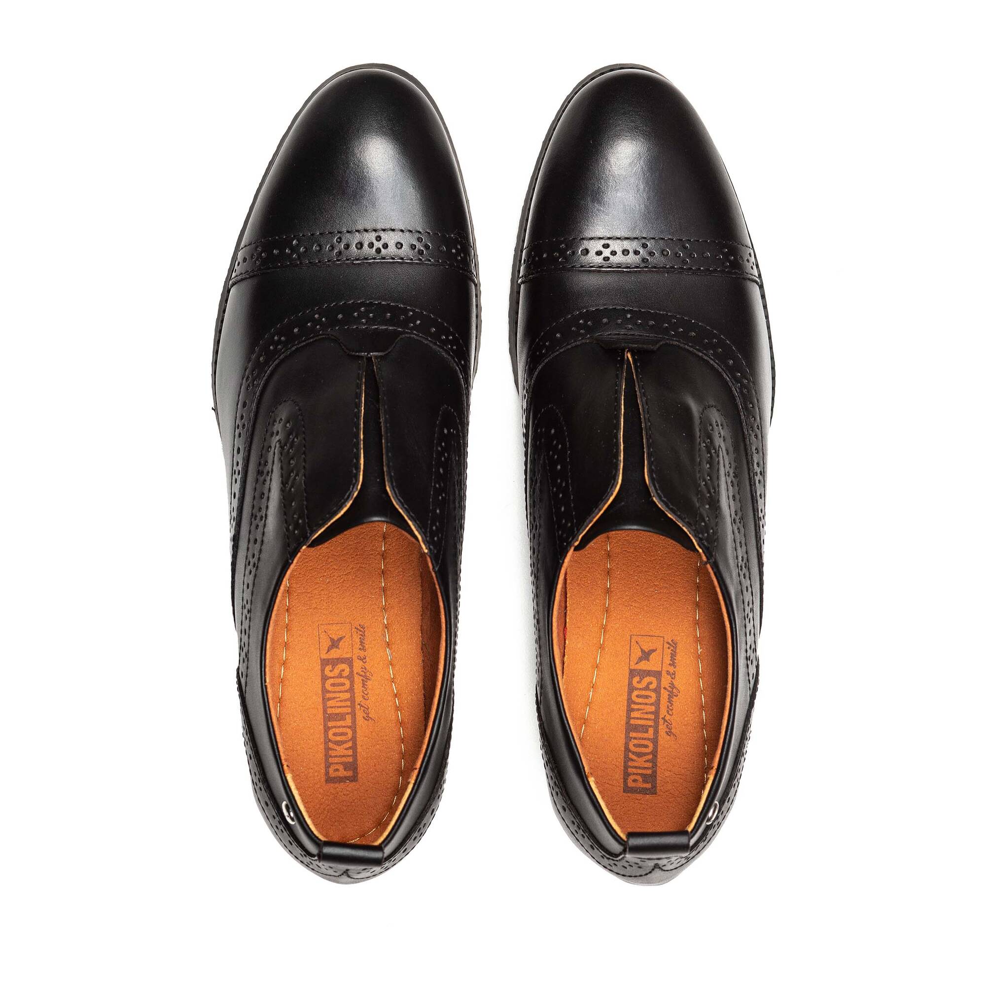 'W4D - PKW4D - 3510NE' women's derby shoes - Black - Chaplinshoes'W4D - PKW4D - 3510NE' women's derby shoes - BlackPikolinos