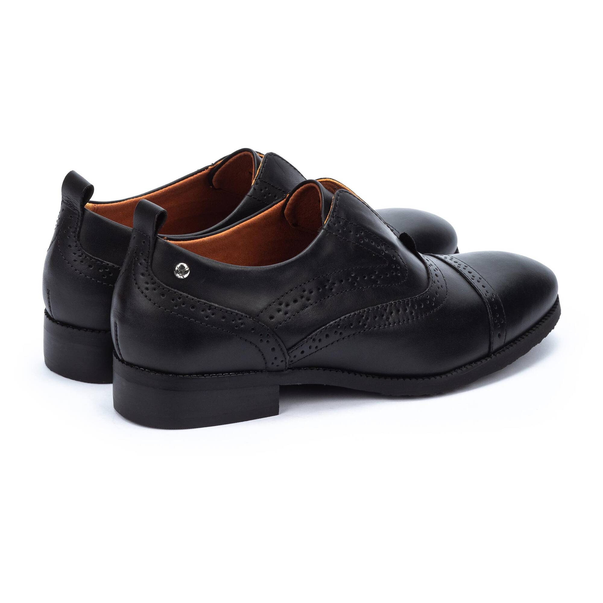 'W4D - PKW4D - 3510NE' women's derby shoes - Black - Chaplinshoes'W4D - PKW4D - 3510NE' women's derby shoes - BlackPikolinos