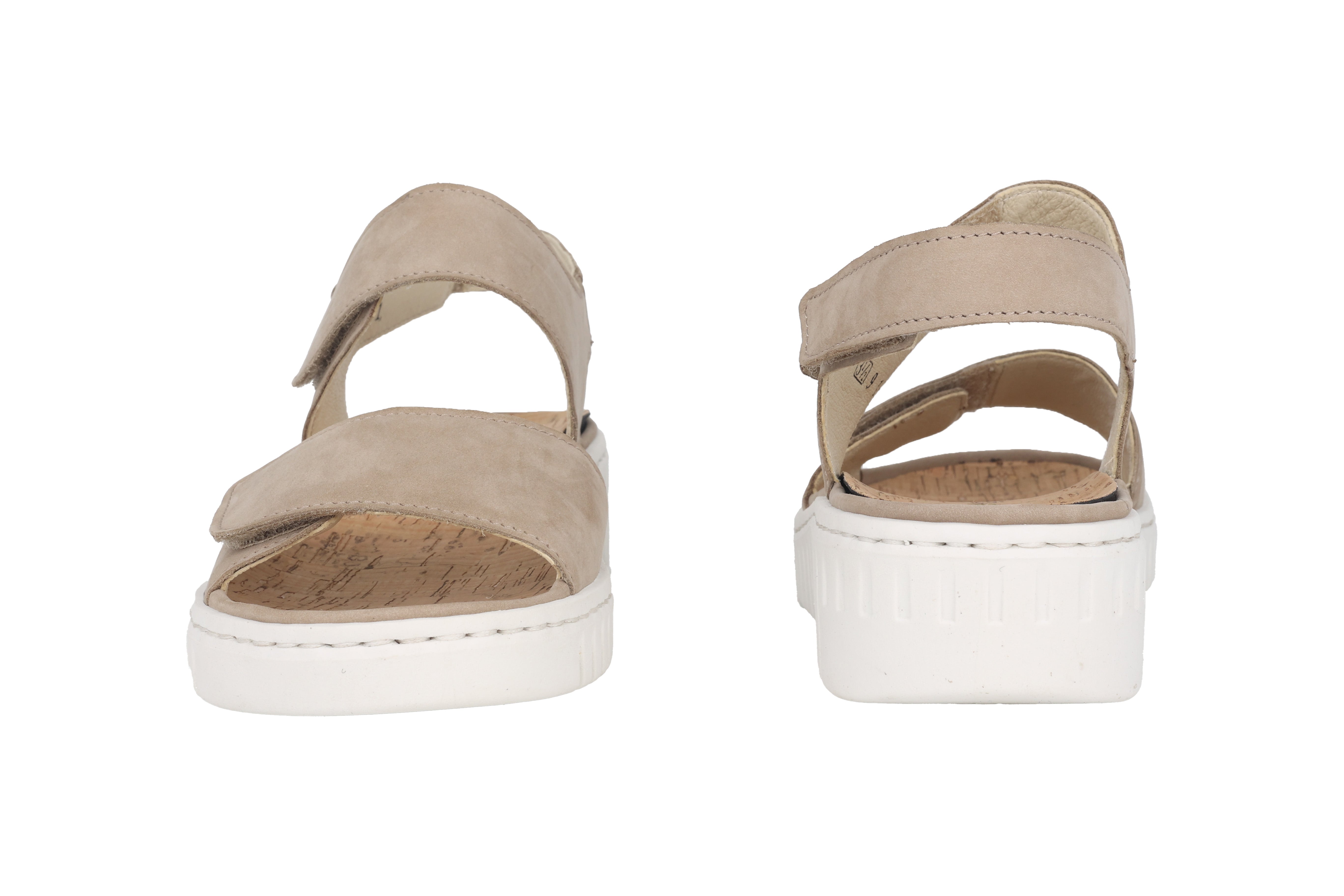 Damensandale „H-Willow“ mit weiter Passform (H) – Beige