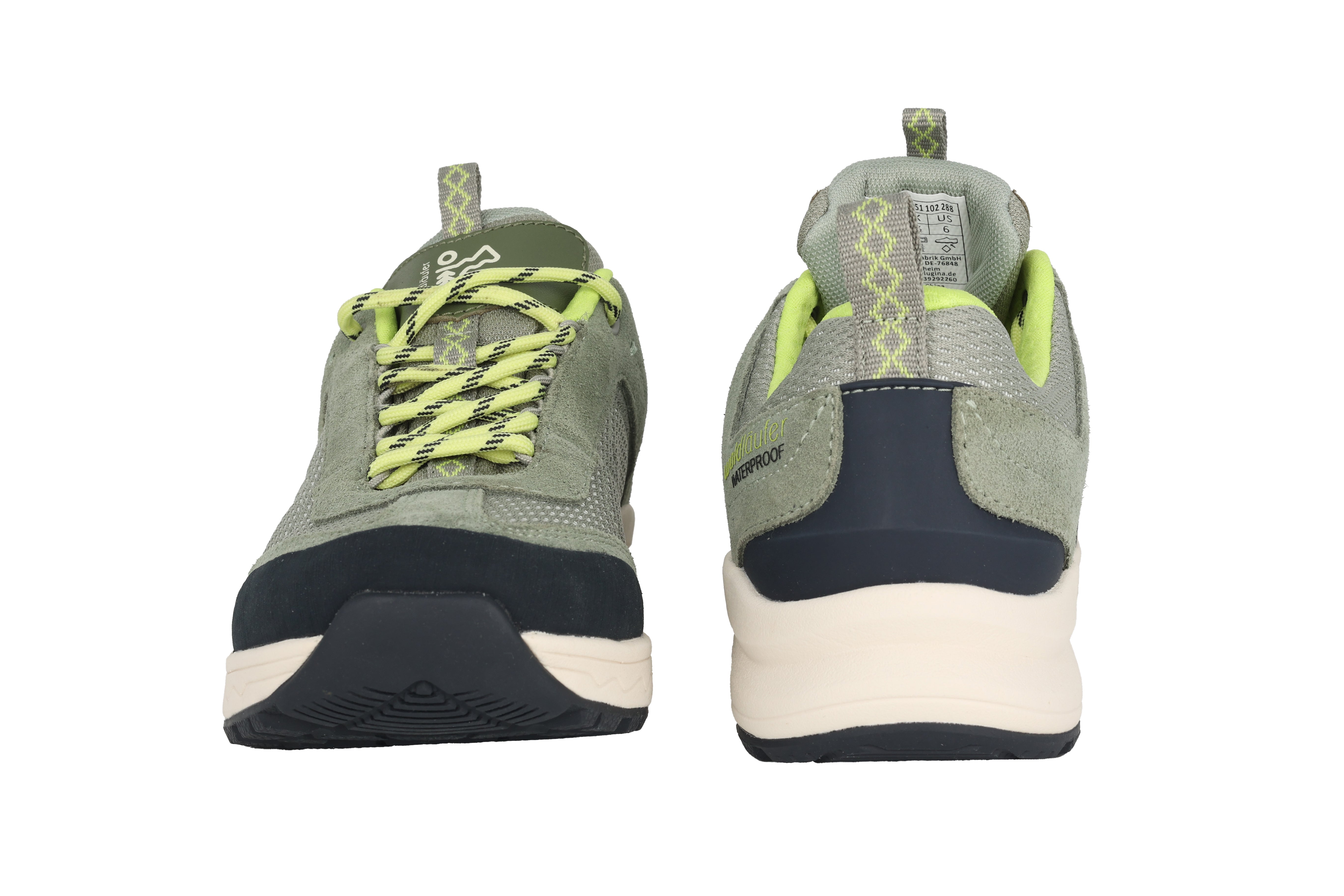 Damskie tenisówki o szerokim kroju (H) „H-Freya” - zielone