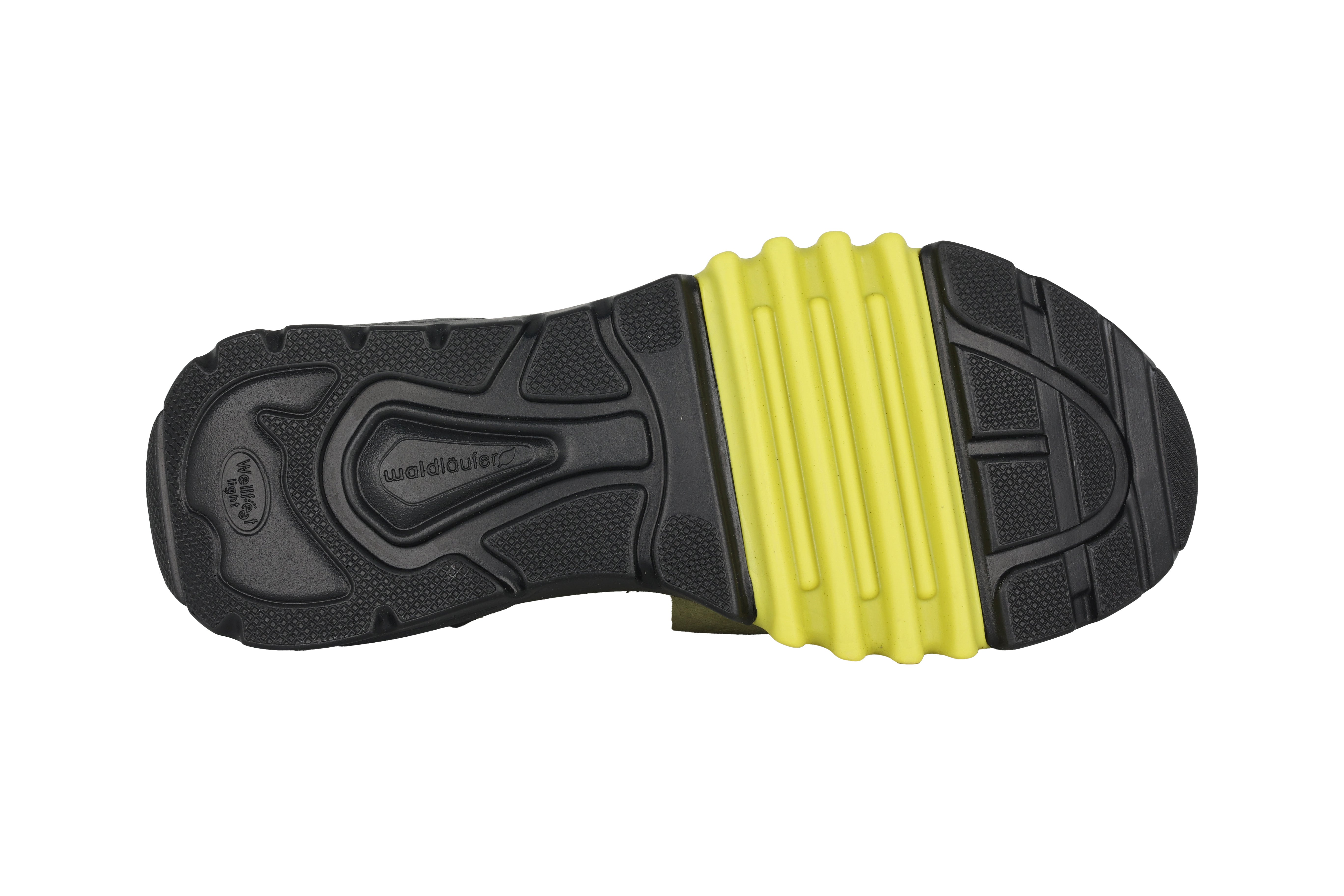 Chaussures à lacets imperméables coupe large (H) pour hommes 'H-Fritz' - Vert