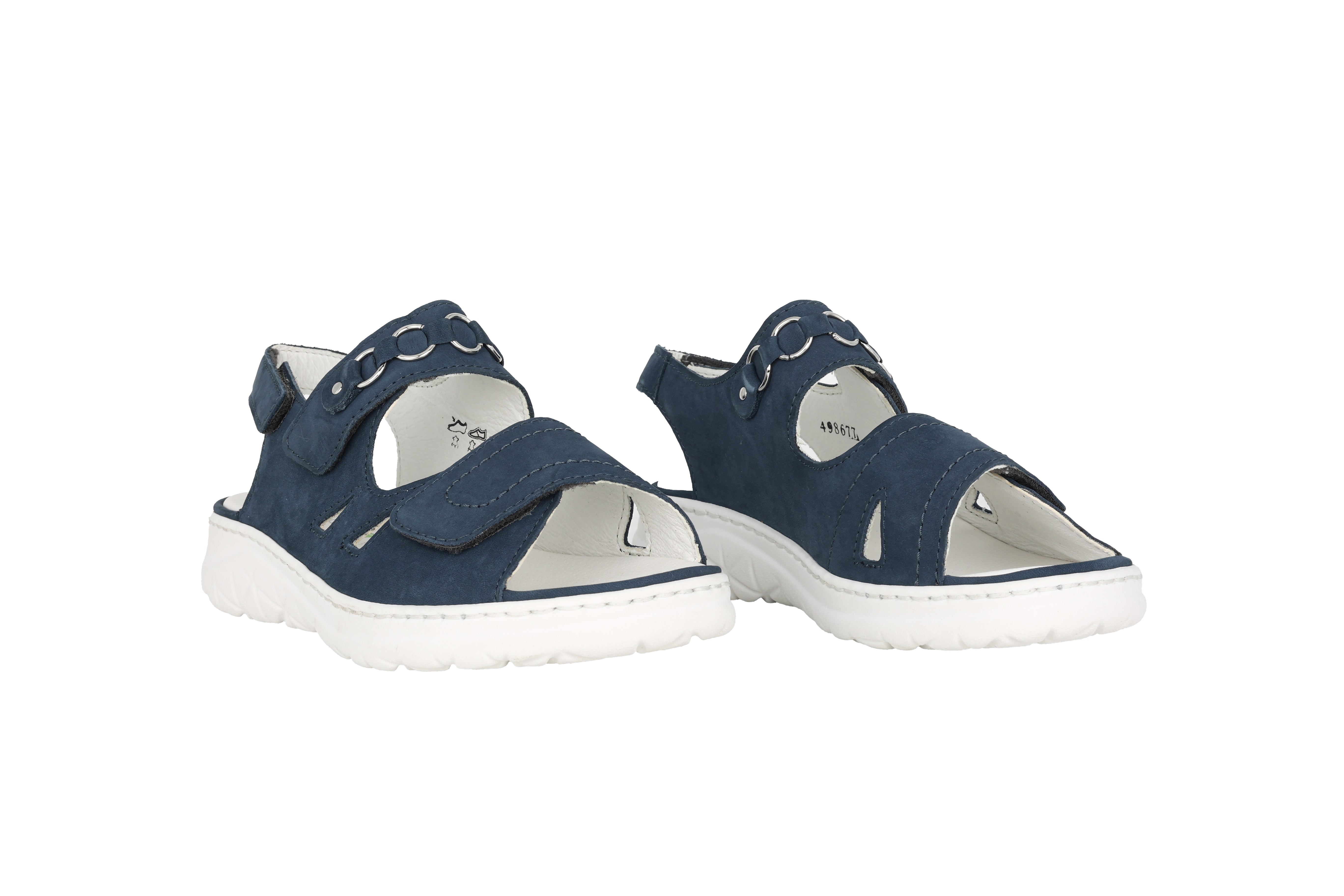 Damessandaal 'H-Joline' met brede pasvorm (H) - blauw