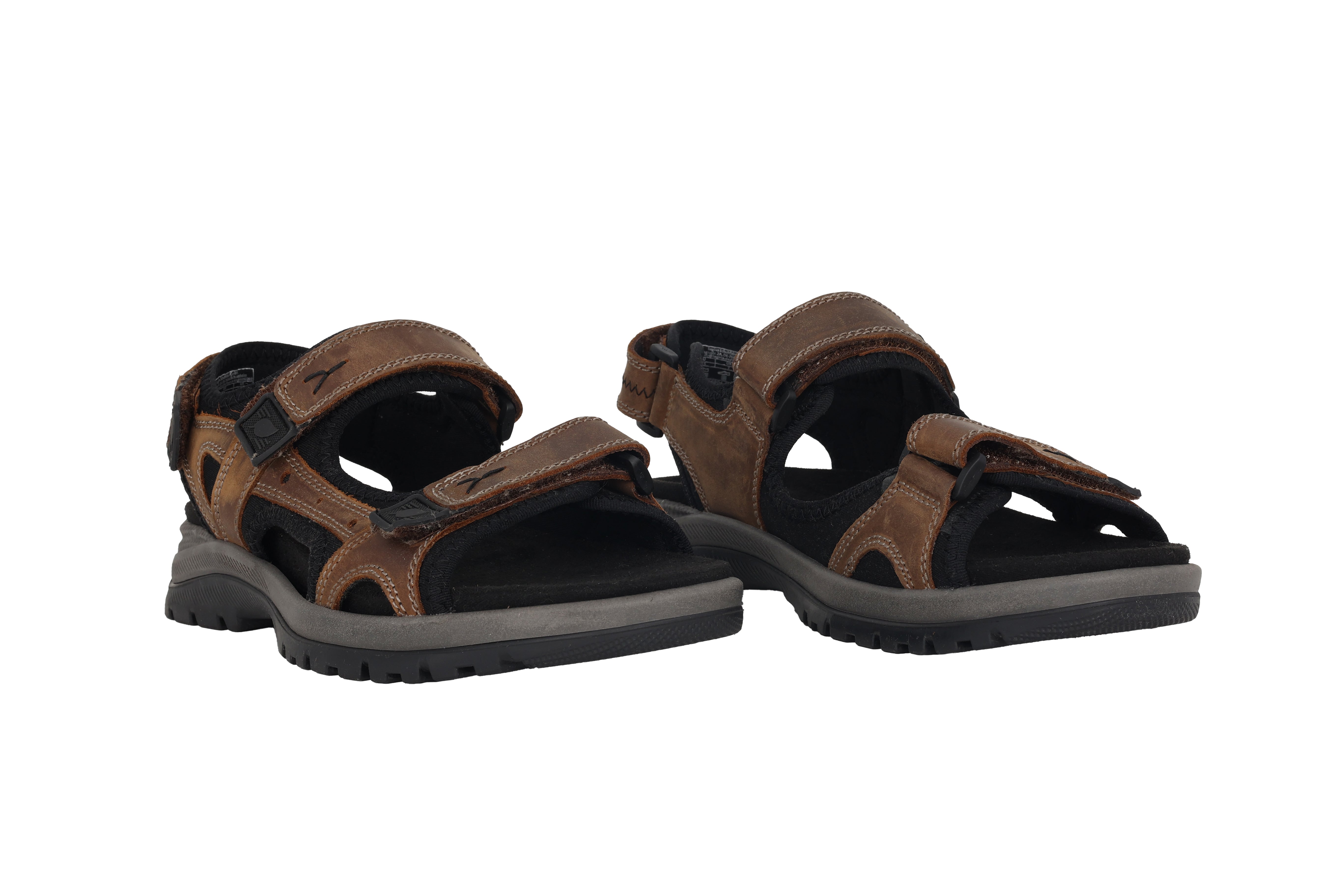 Sandale coupe large (H) pour hommes 'H-Taro' - marron