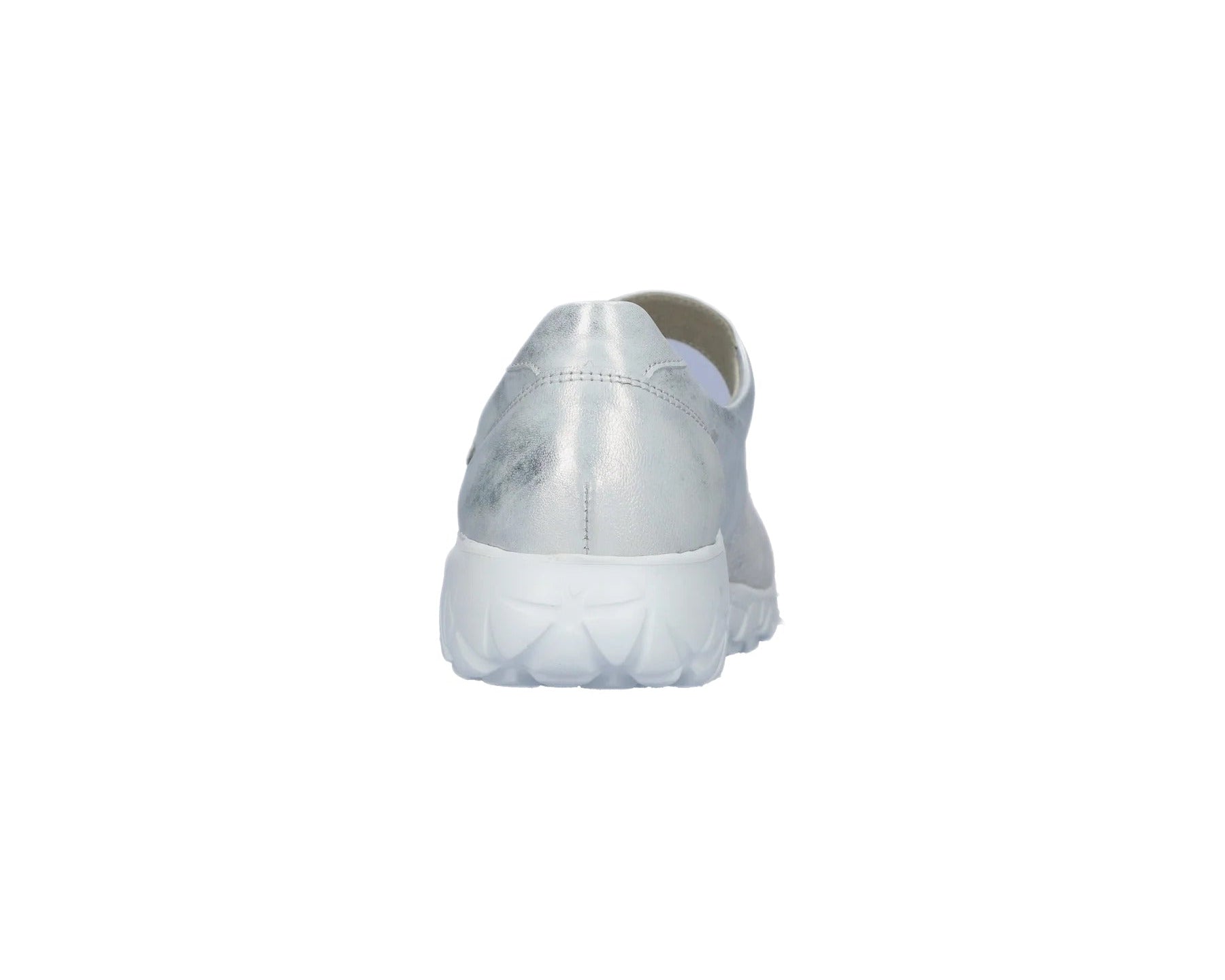 Zapato de mujer con tira ancha (H) 'Havy' - Blanco