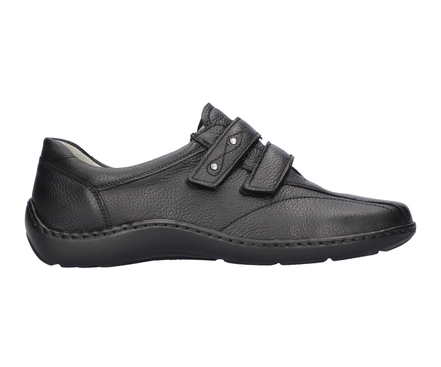 Scarpa con cinturino "Henni" da donna a vestibilità ampia (H) - grigio scuro