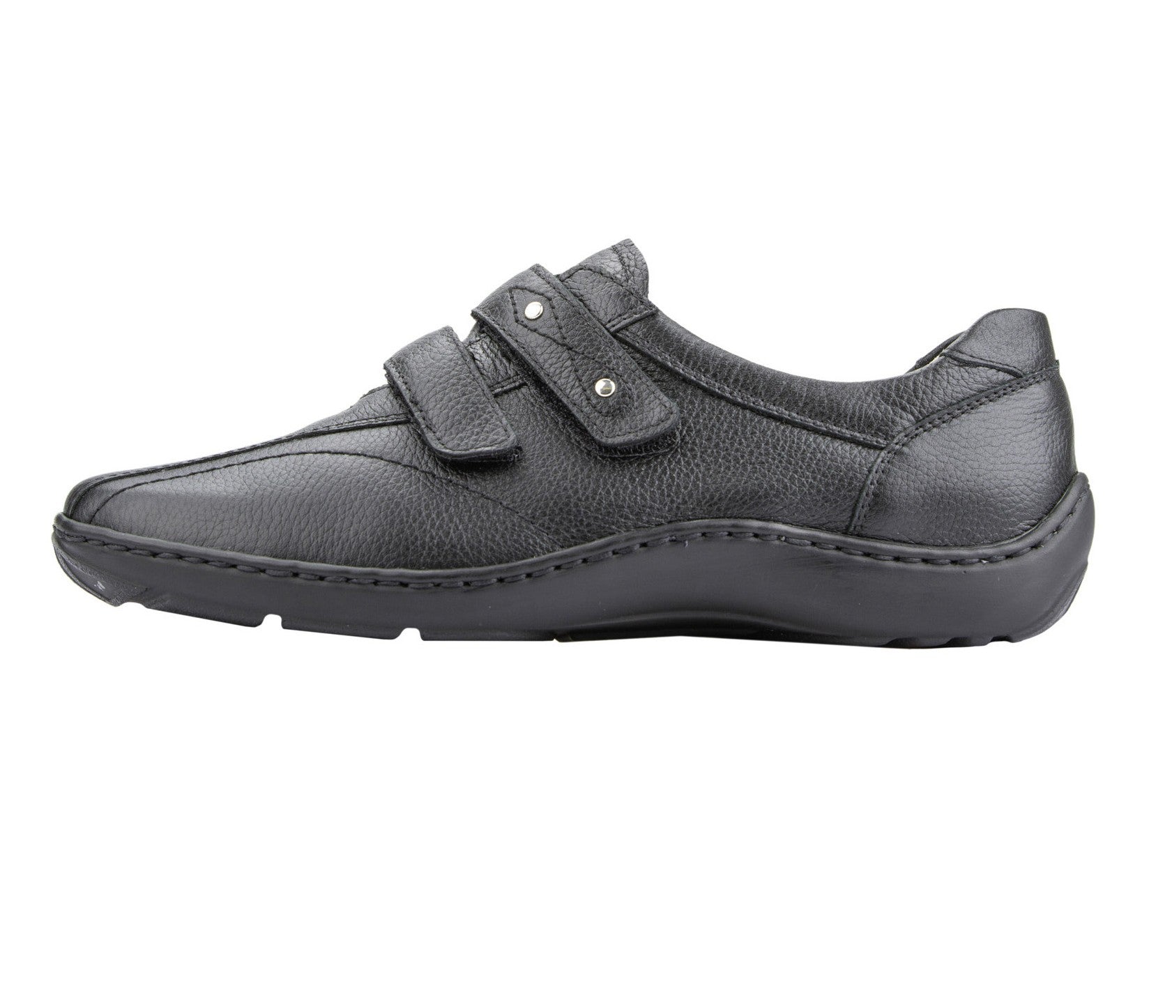 Scarpa con cinturino "Henni" da donna a vestibilità ampia (H) - grigio scuro