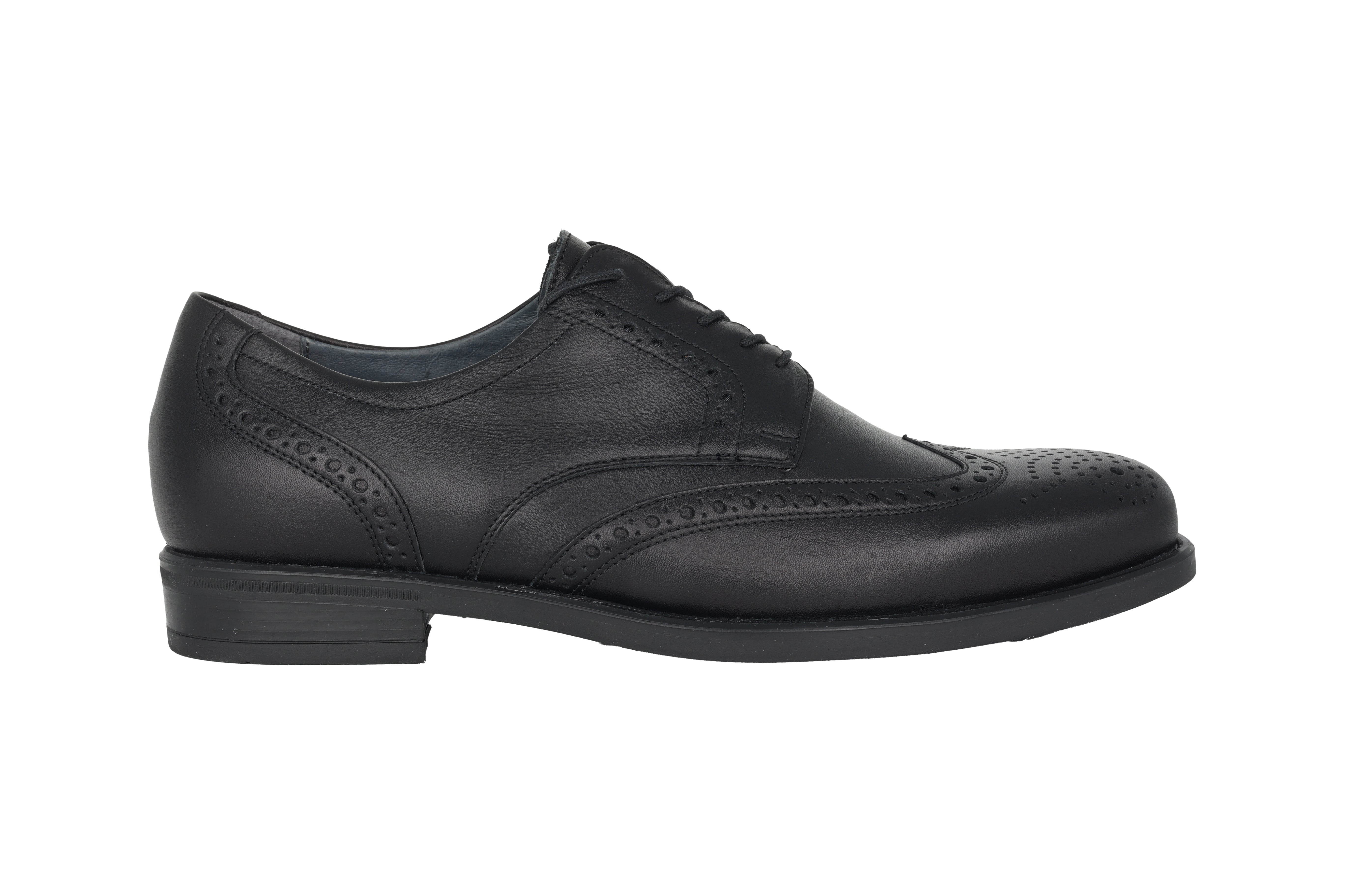 'Henry' men's dressed (wide fit H) shoe- black