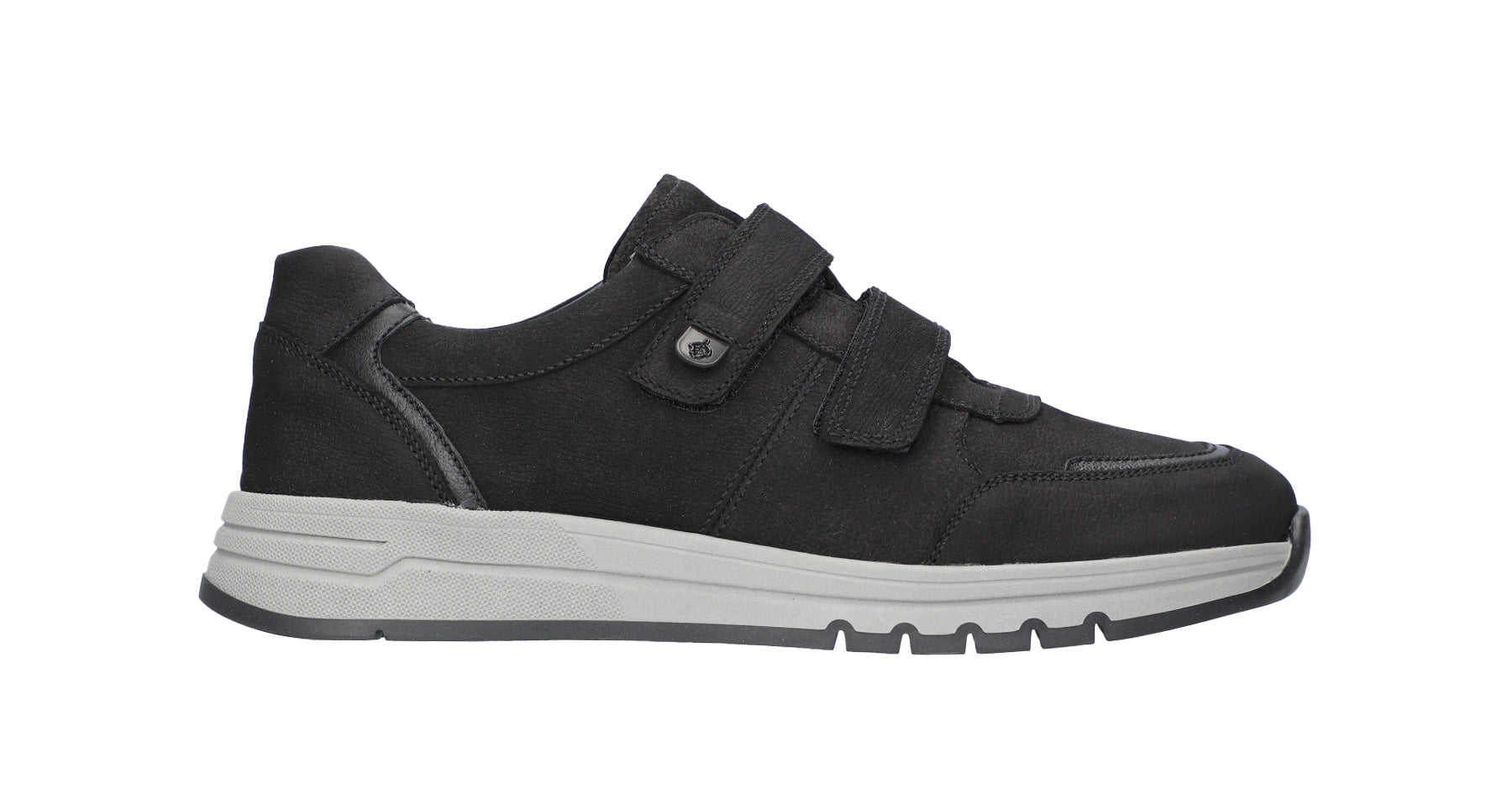 'H-Anton' herre sneakers med bred pasform (H) - sorte