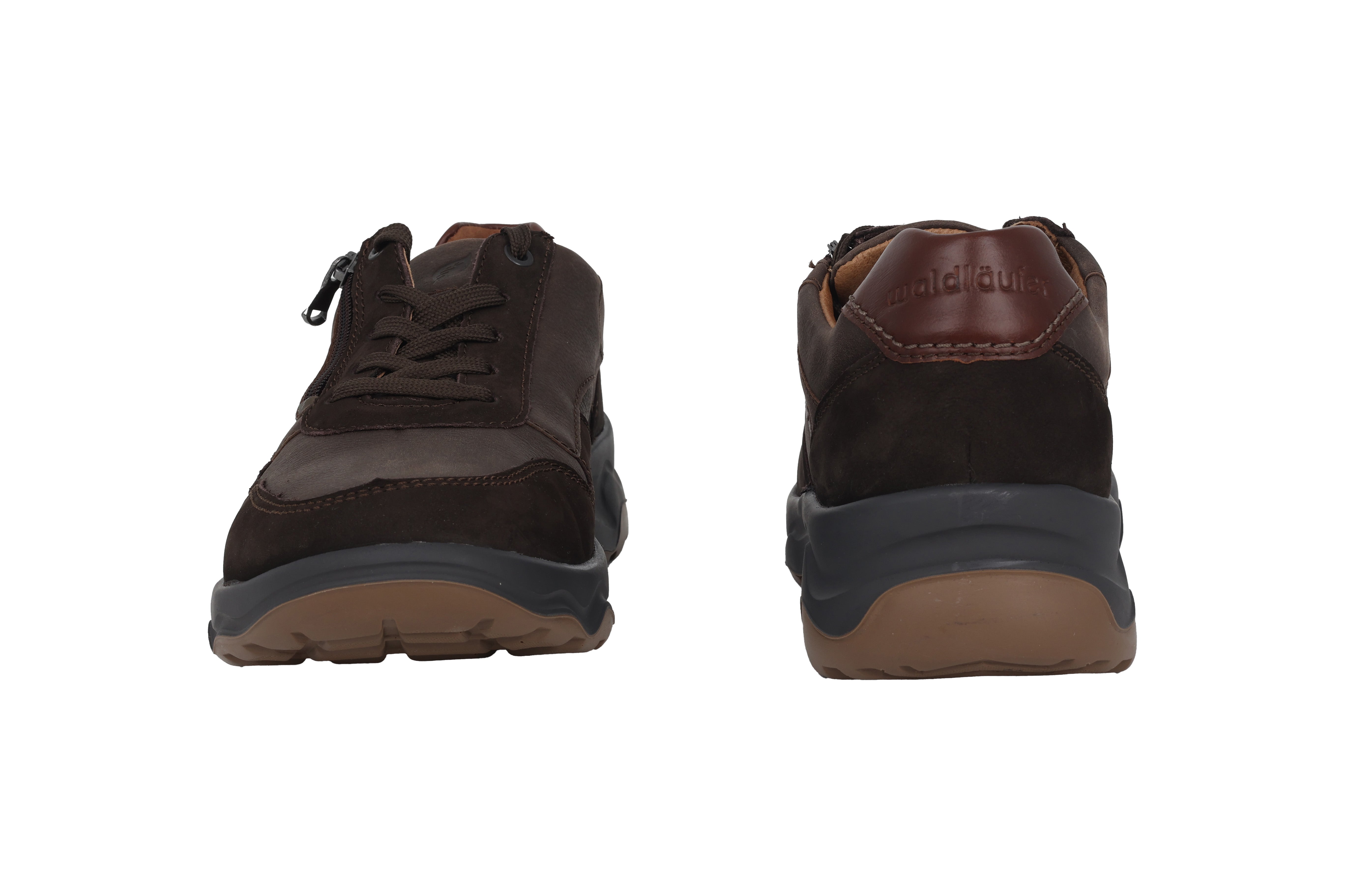 Sneaker da uomo con vestibilità ampia (H) "H-Max" - marrone