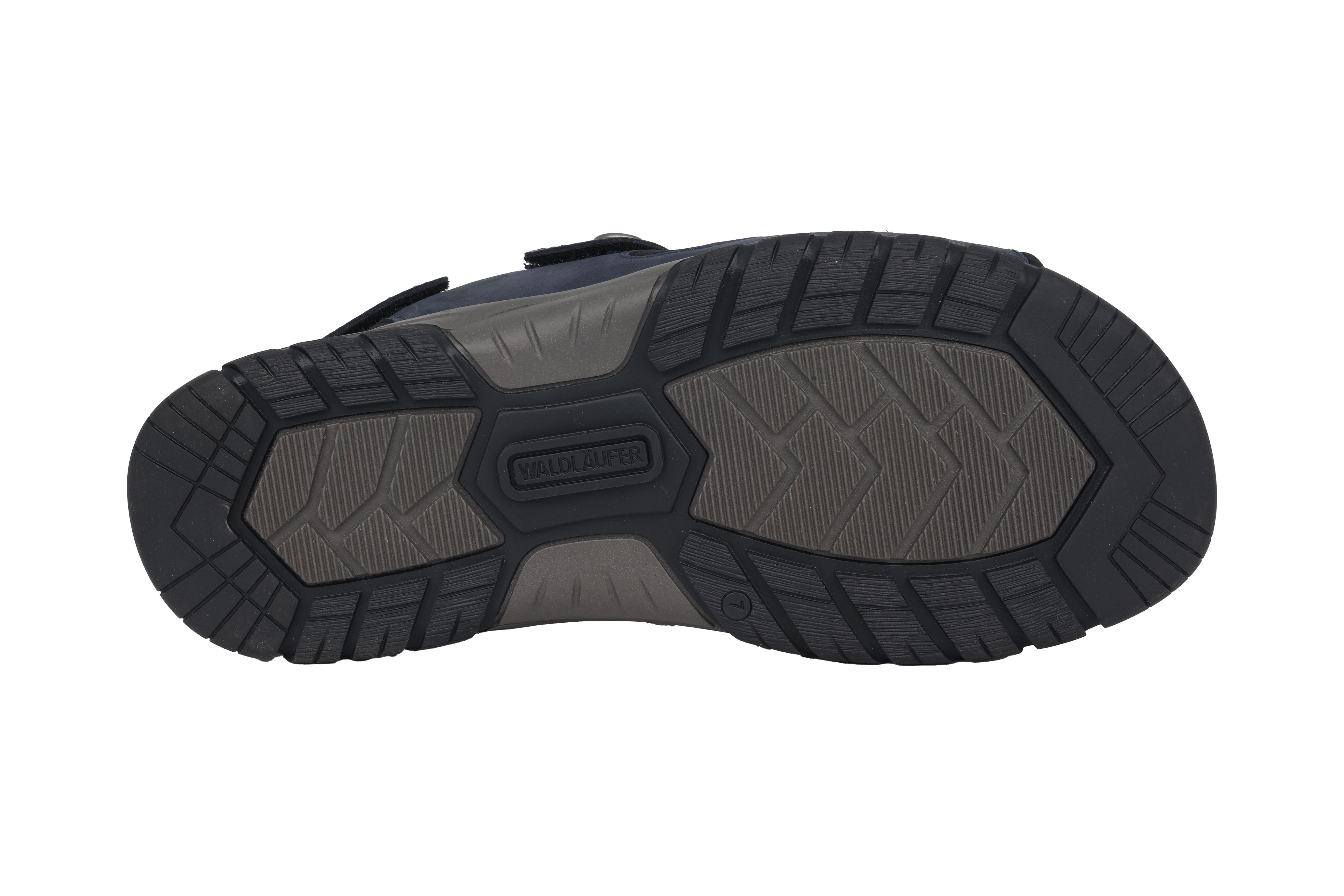 Sandale homme coupe large (H) 'Harald' - bleue