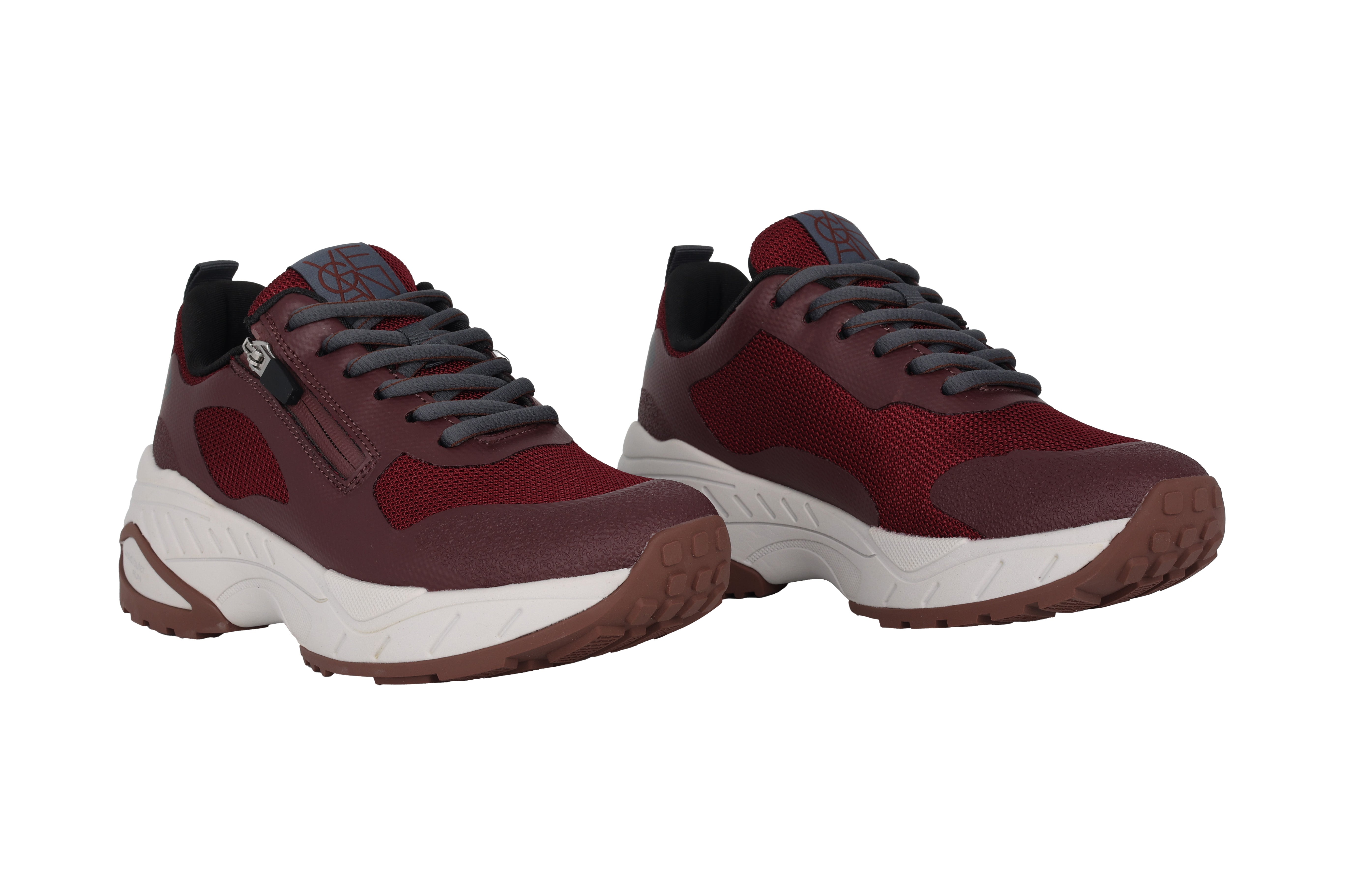 'H Pepper' hardloopsneaker met brede pasvorm (H) voor dames - Rood
