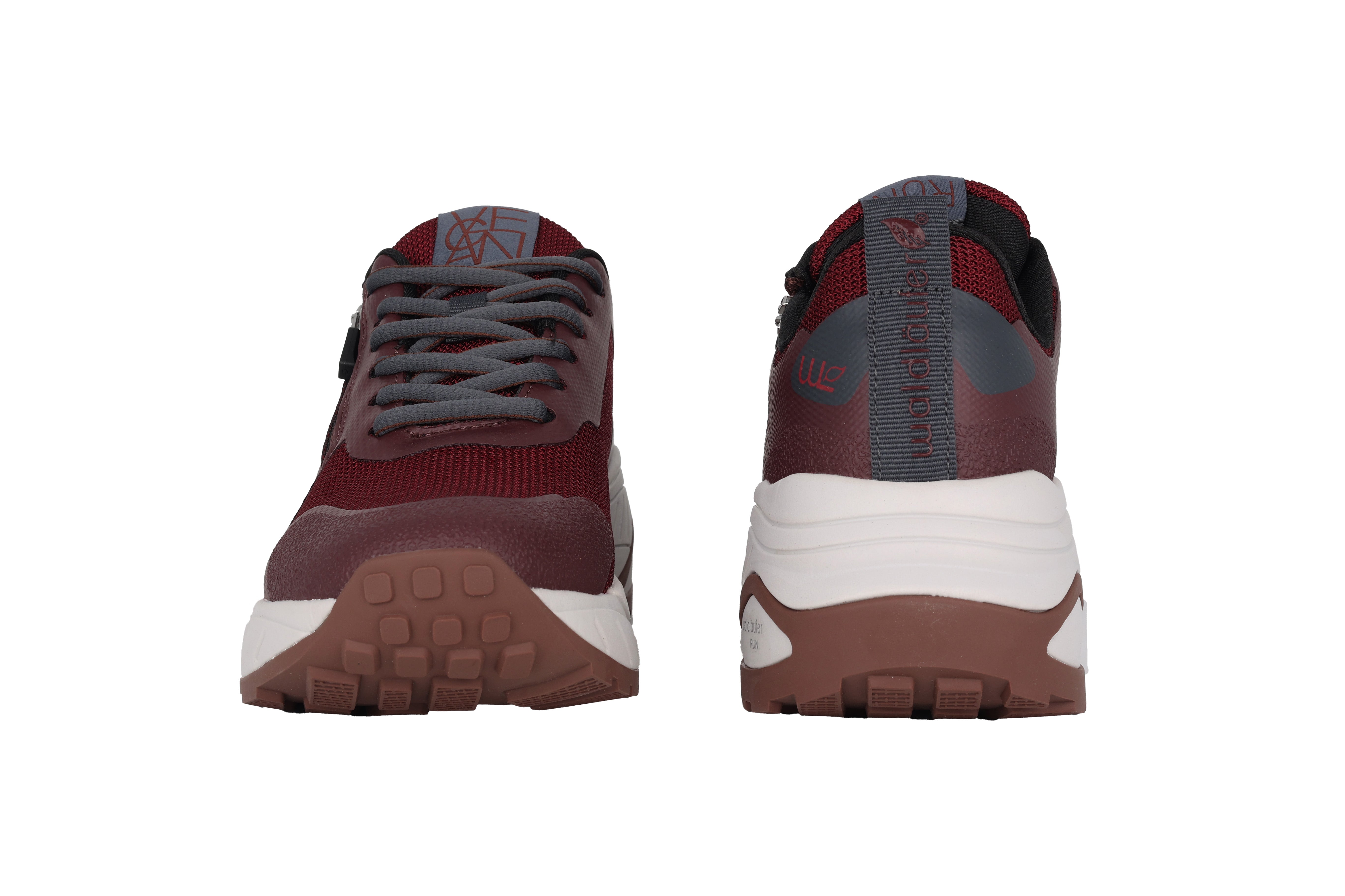'H Pepper' hardloopsneaker met brede pasvorm (H) voor dames - Rood