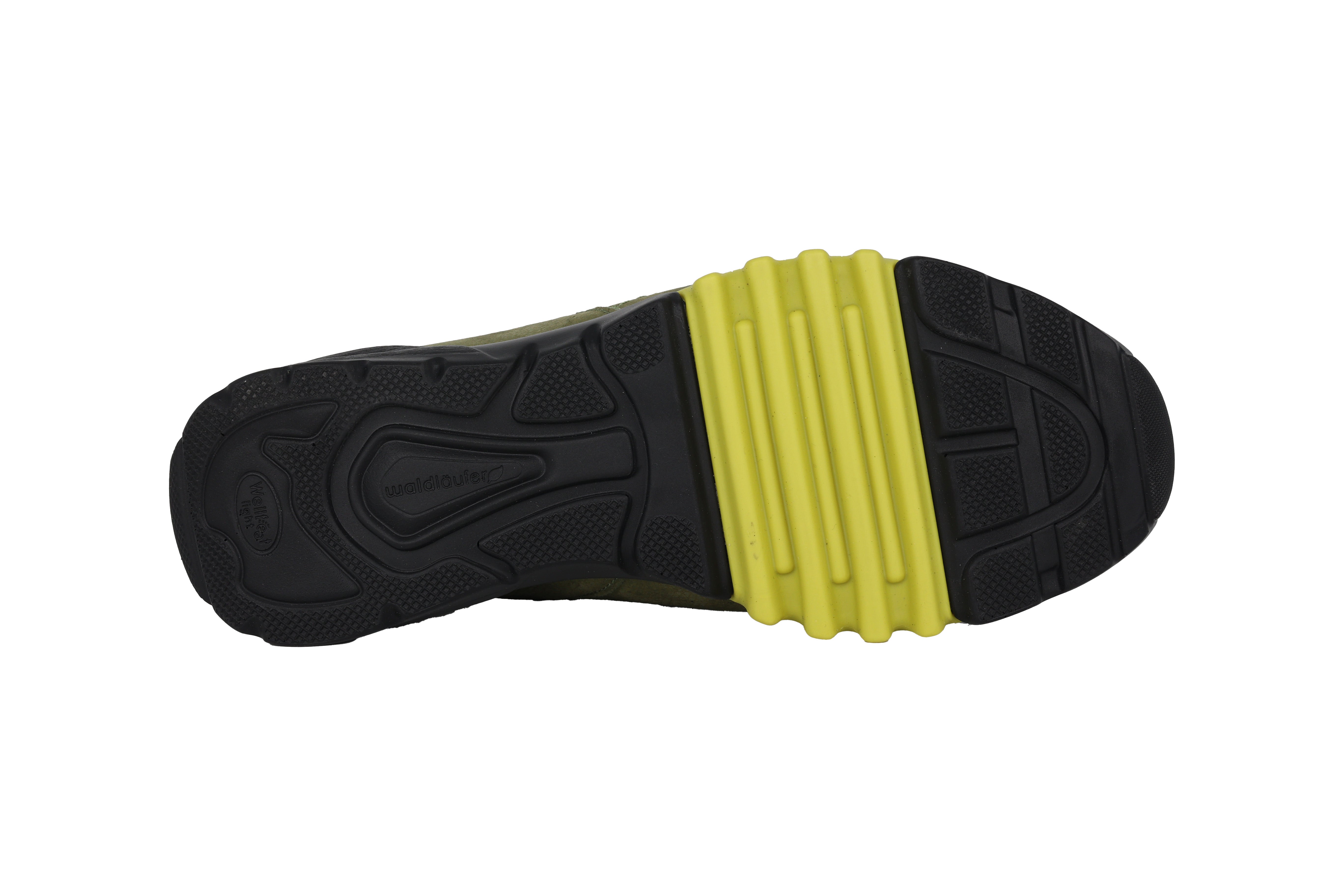 'H-Amiata' women's wide fit (H) waterproof walking sneaker - green