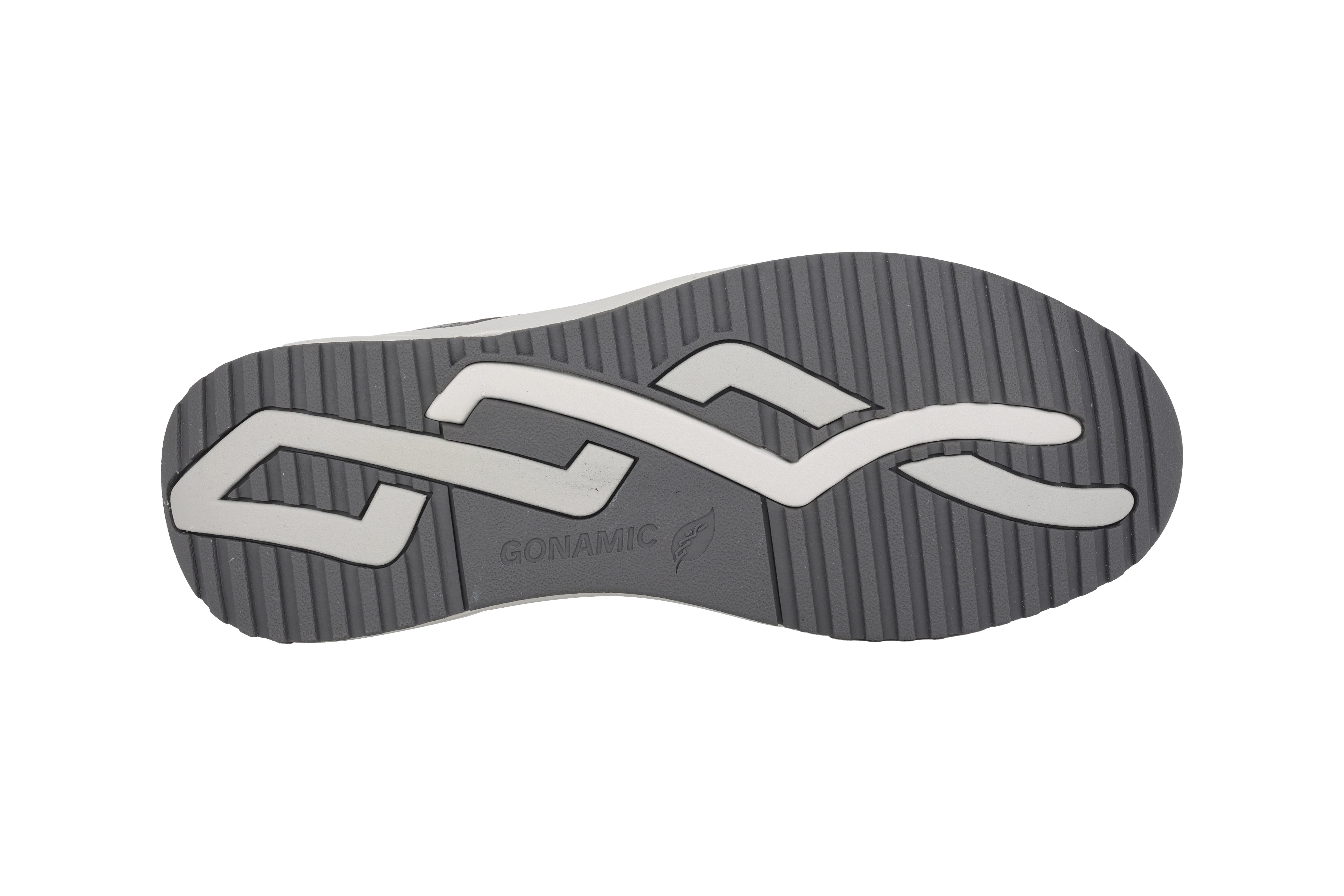 'H-Mara' women's wide fit (H) lace-zip sneaker - grey