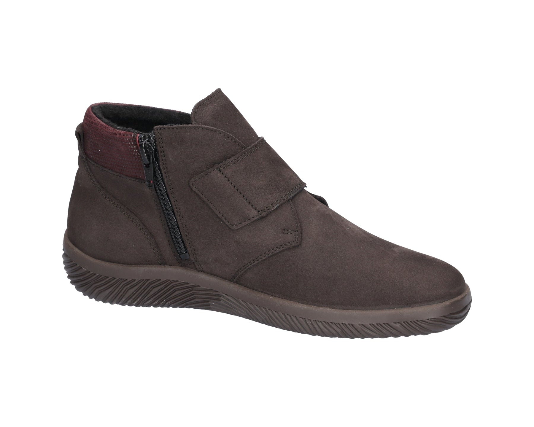 Bota feminina de corte largo (H) com zíper e renda 'H-Teresa' - verde