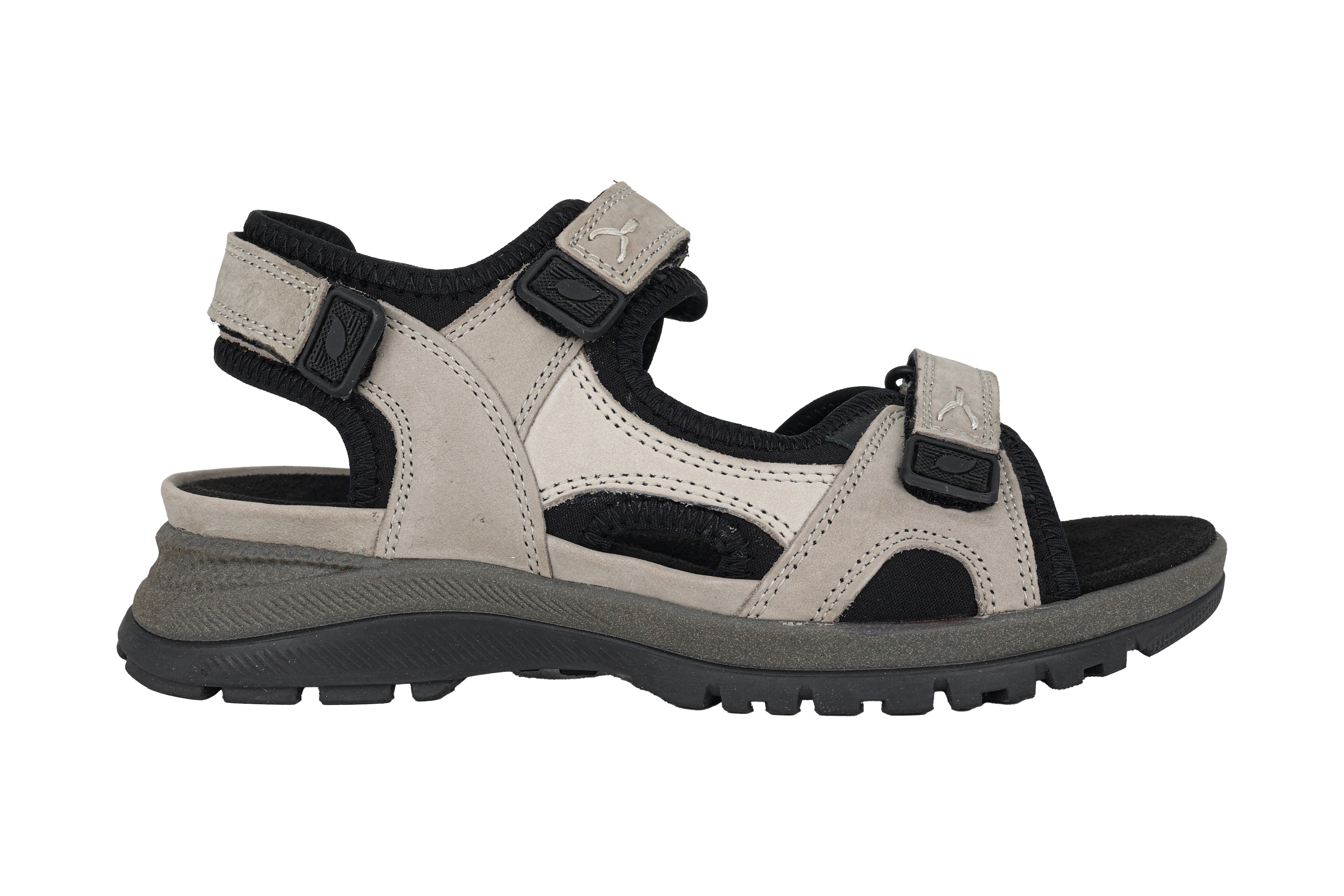 Sandalo da donna a calzata larga (H) "H-Sora" - grigio