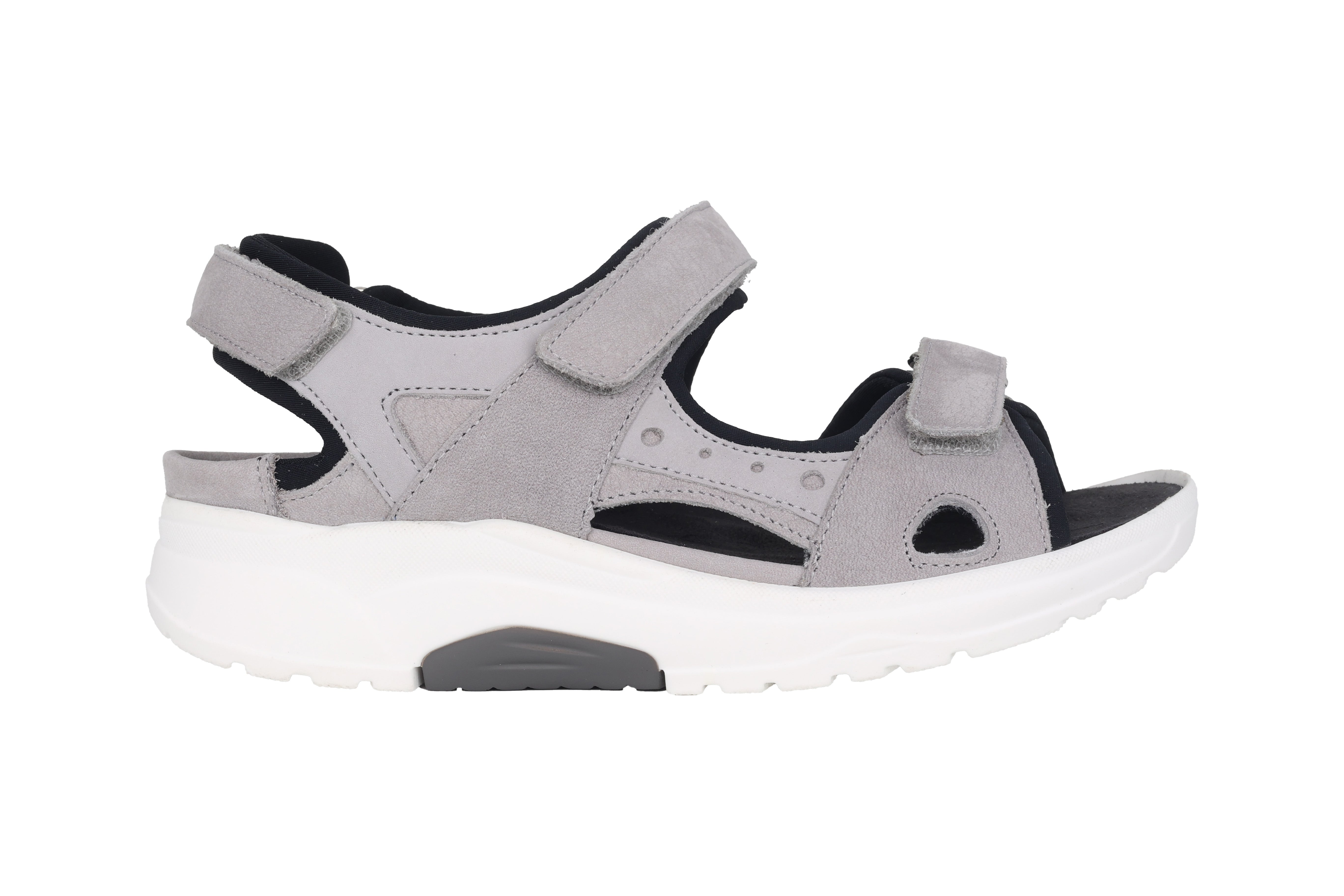 Dynamische Rollsandale „H-Yvonne“ für Damen mit weiter Passform (H) – Grau