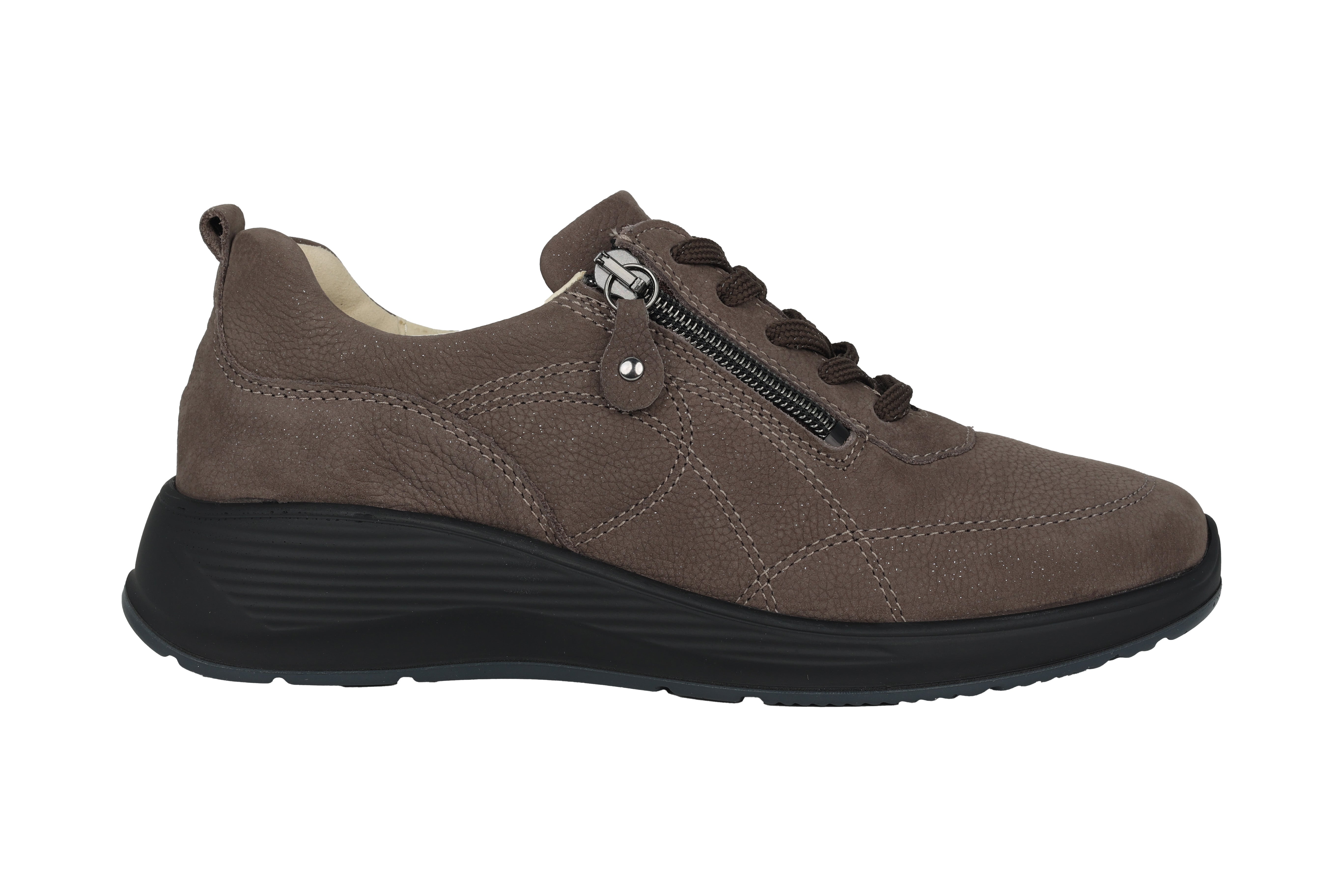 'Kalea' women's very wide fit (K) lace-up shoes - grey