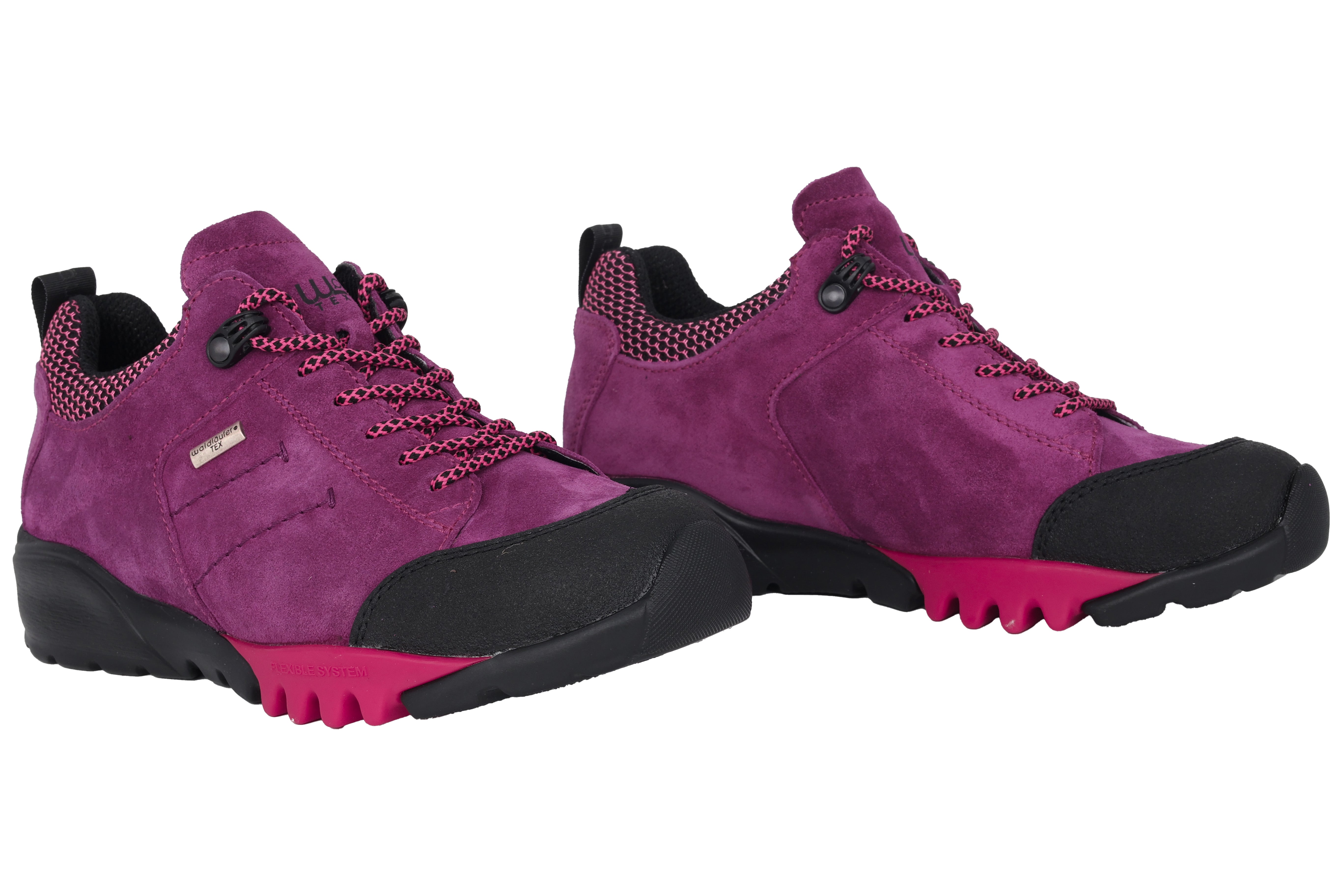 Chaussures d'extérieur imperméables coupe large (H) 'H-Amiata' pour femmes - Violet