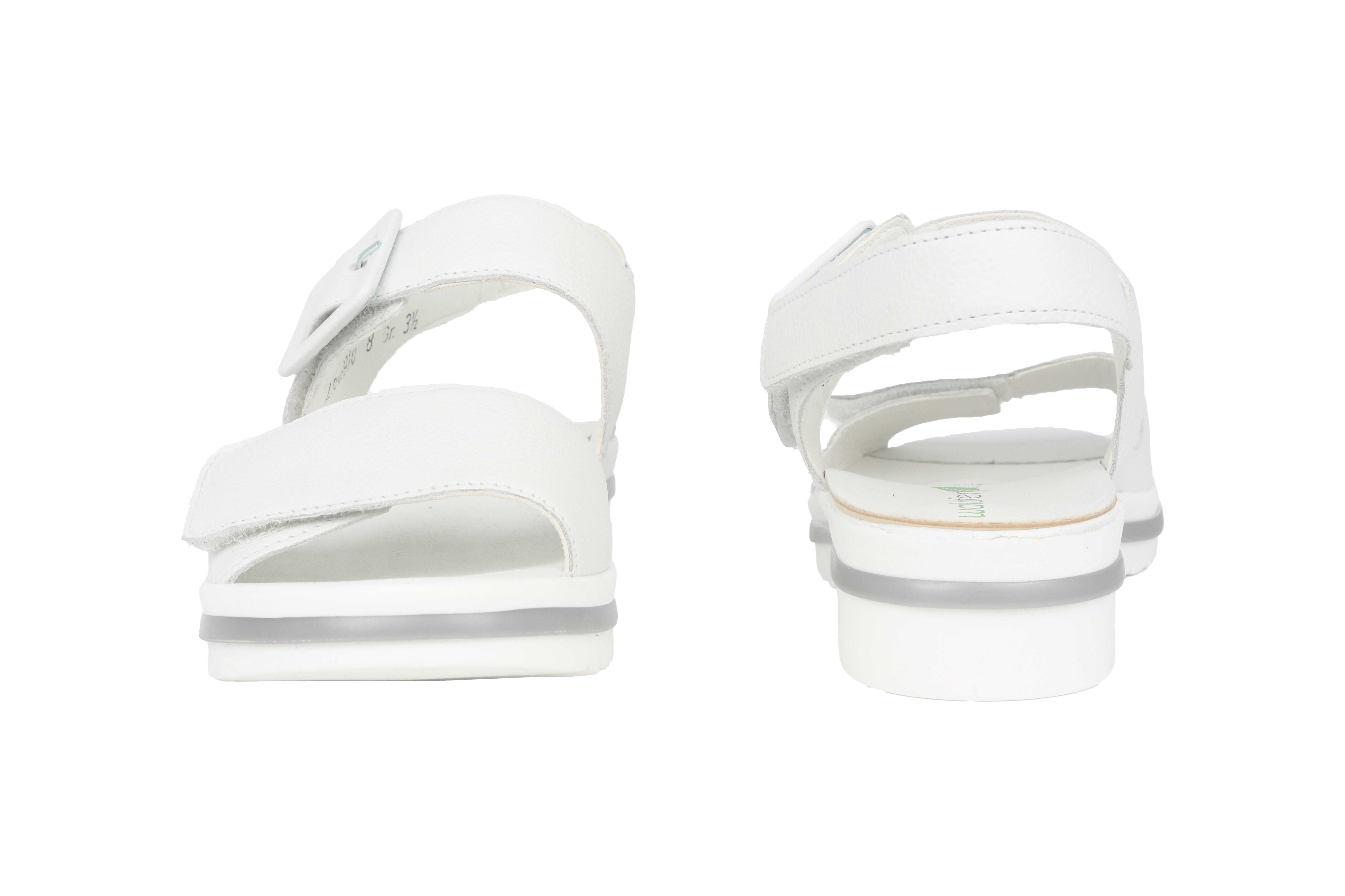 'Hakura' women's wide fit (H) sandal - white