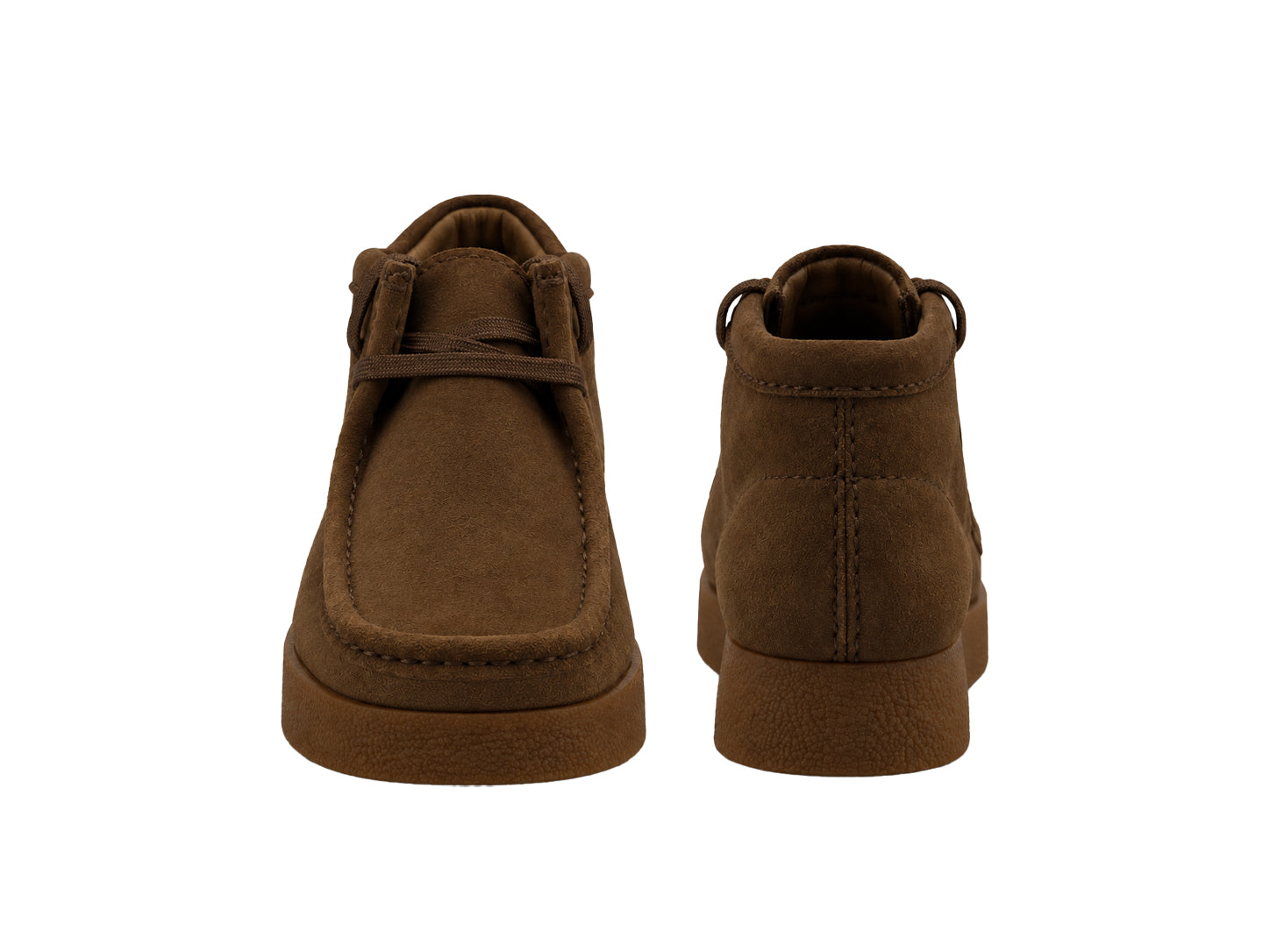 'Wallabee EVO BT' women's ankle boot - dark brown suede