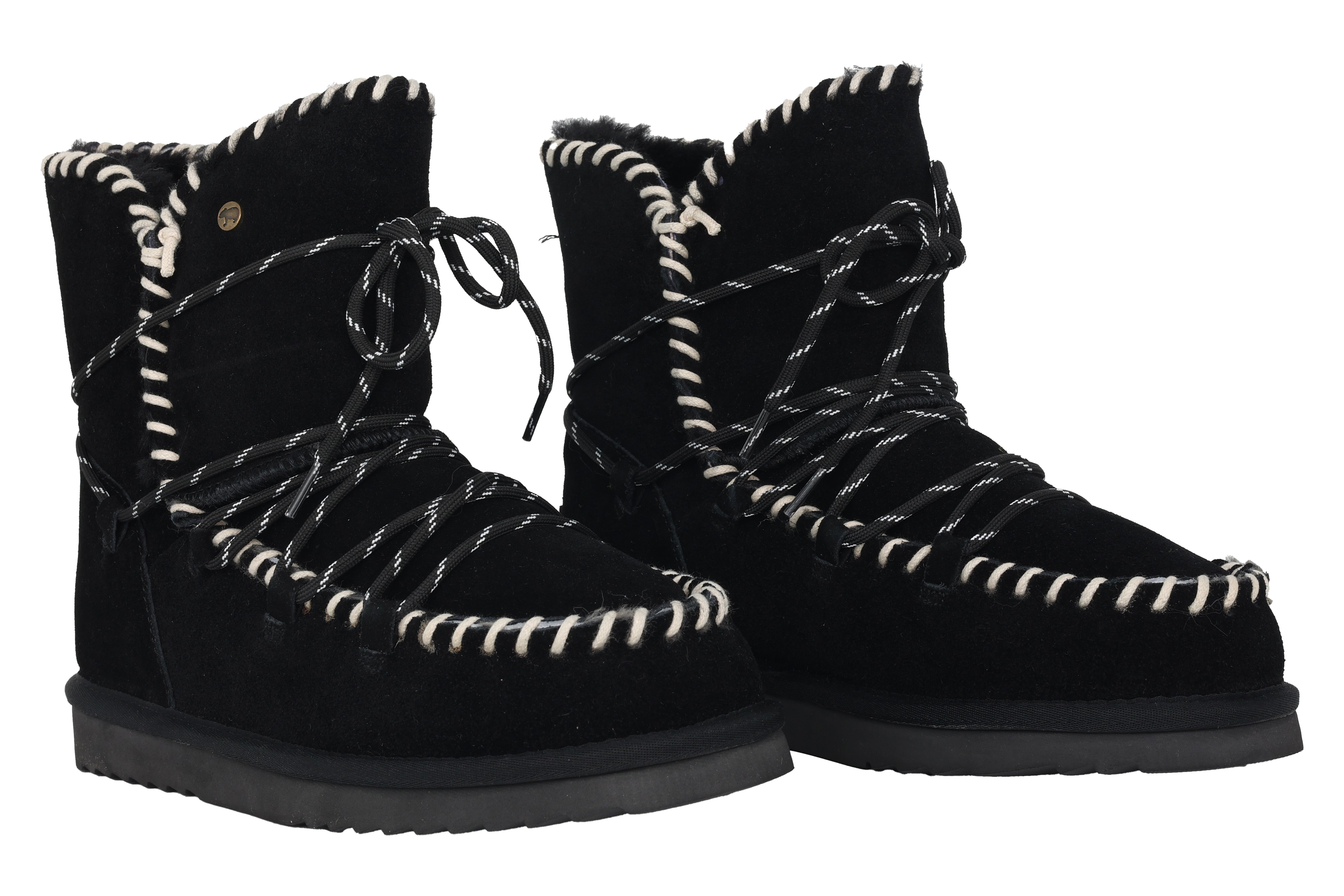 Bottines chaudes pour femme 'Waturra' - Noir