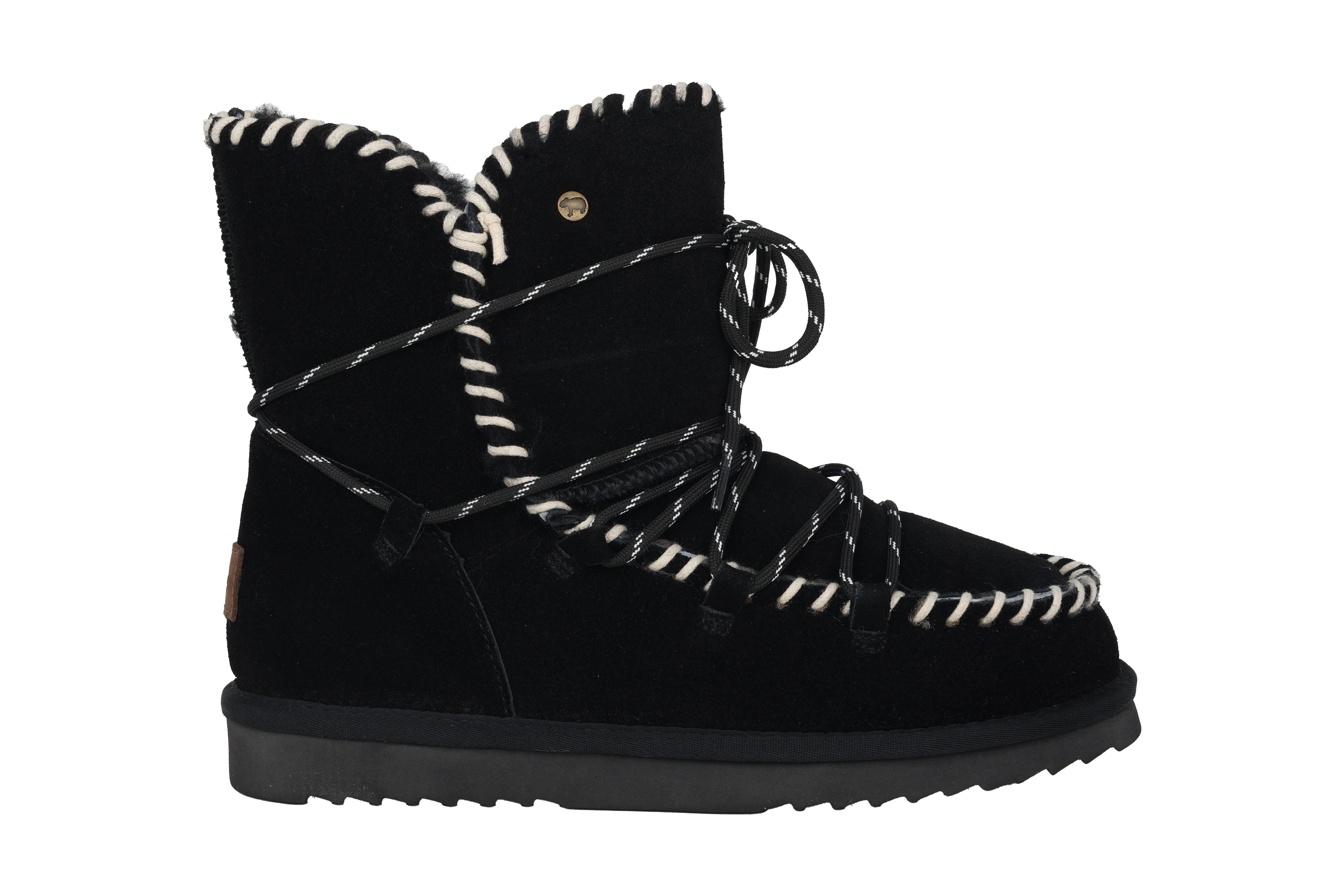 Bottines chaudes pour femme 'Waturra' - Noir