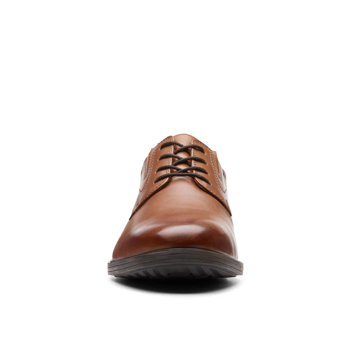 'Whiddon Plain' men's lace-up shoe - Brown