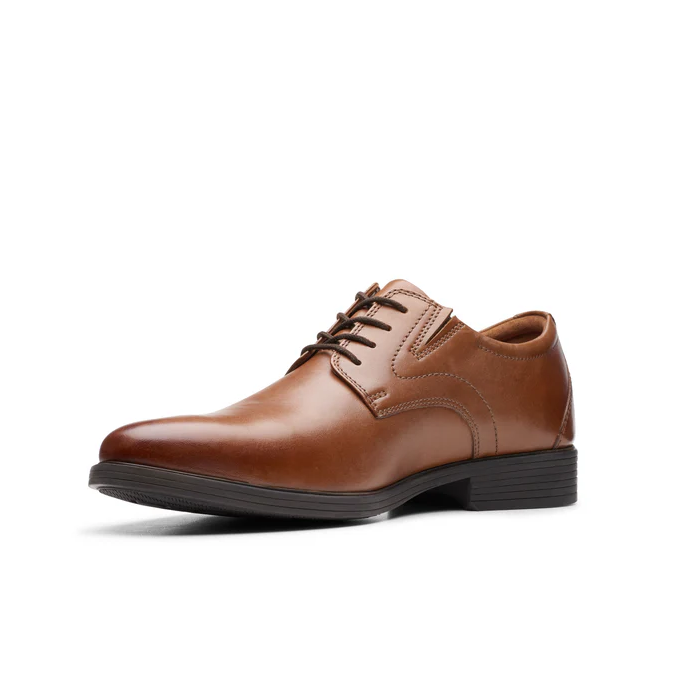 'Whiddon Plain' men's lace-up shoe - Brown