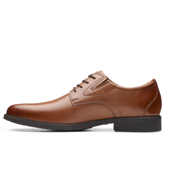 'Whiddon Plain' men's lace-up shoe - Brown