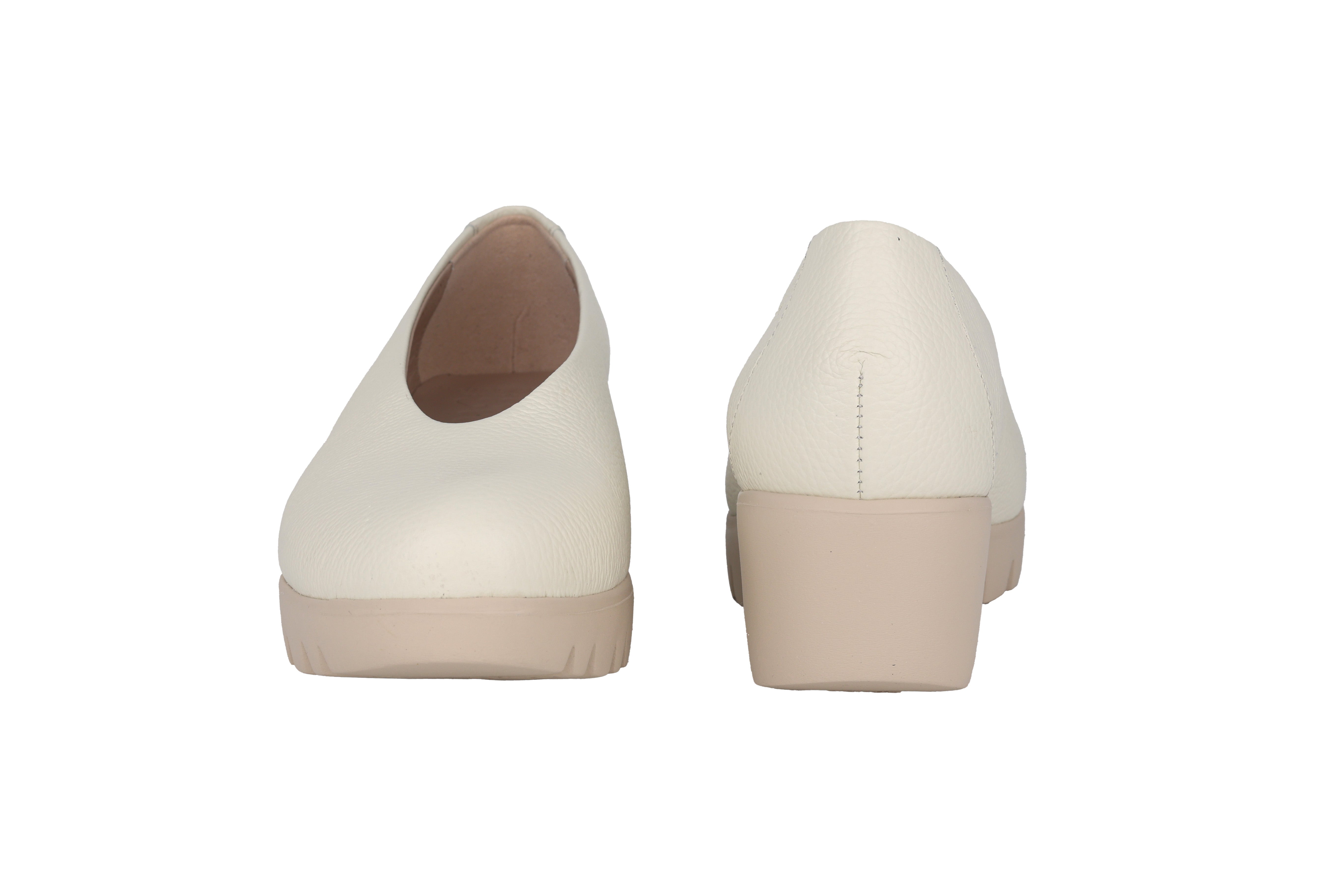 'Fly' loaferpumps met sleehak voor dames - Off White