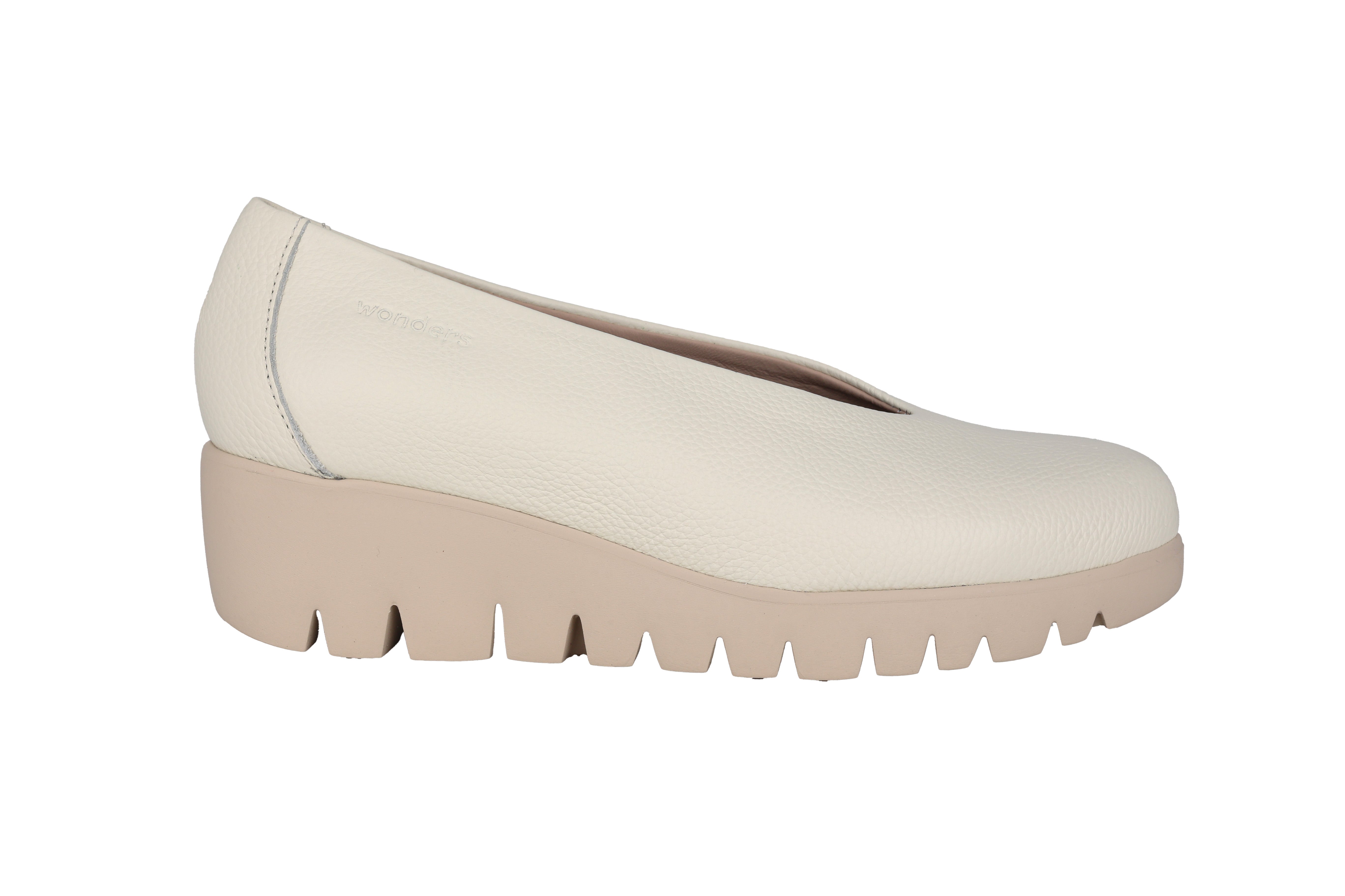 'Fly' loaferpumps met sleehak voor dames - Off White