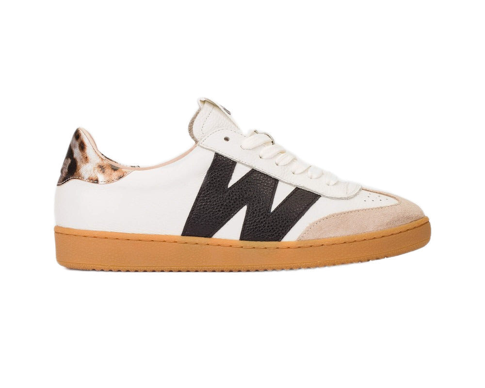 'Nubia 01' damsneaker - Vit