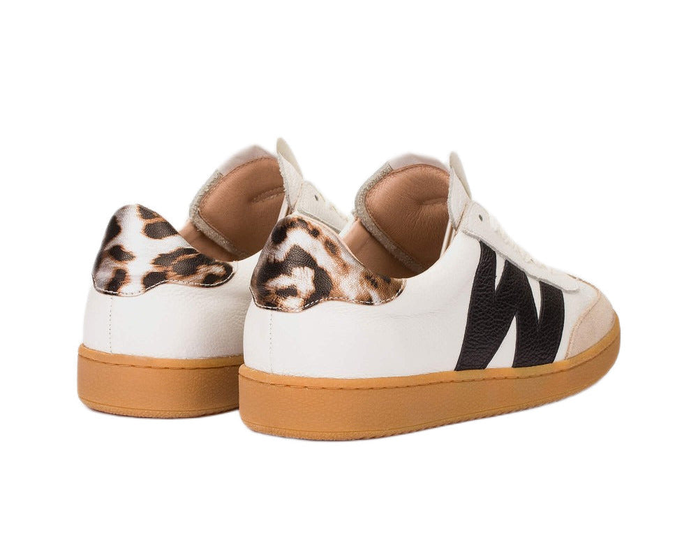 'Nubia 01' damsneaker - Vit