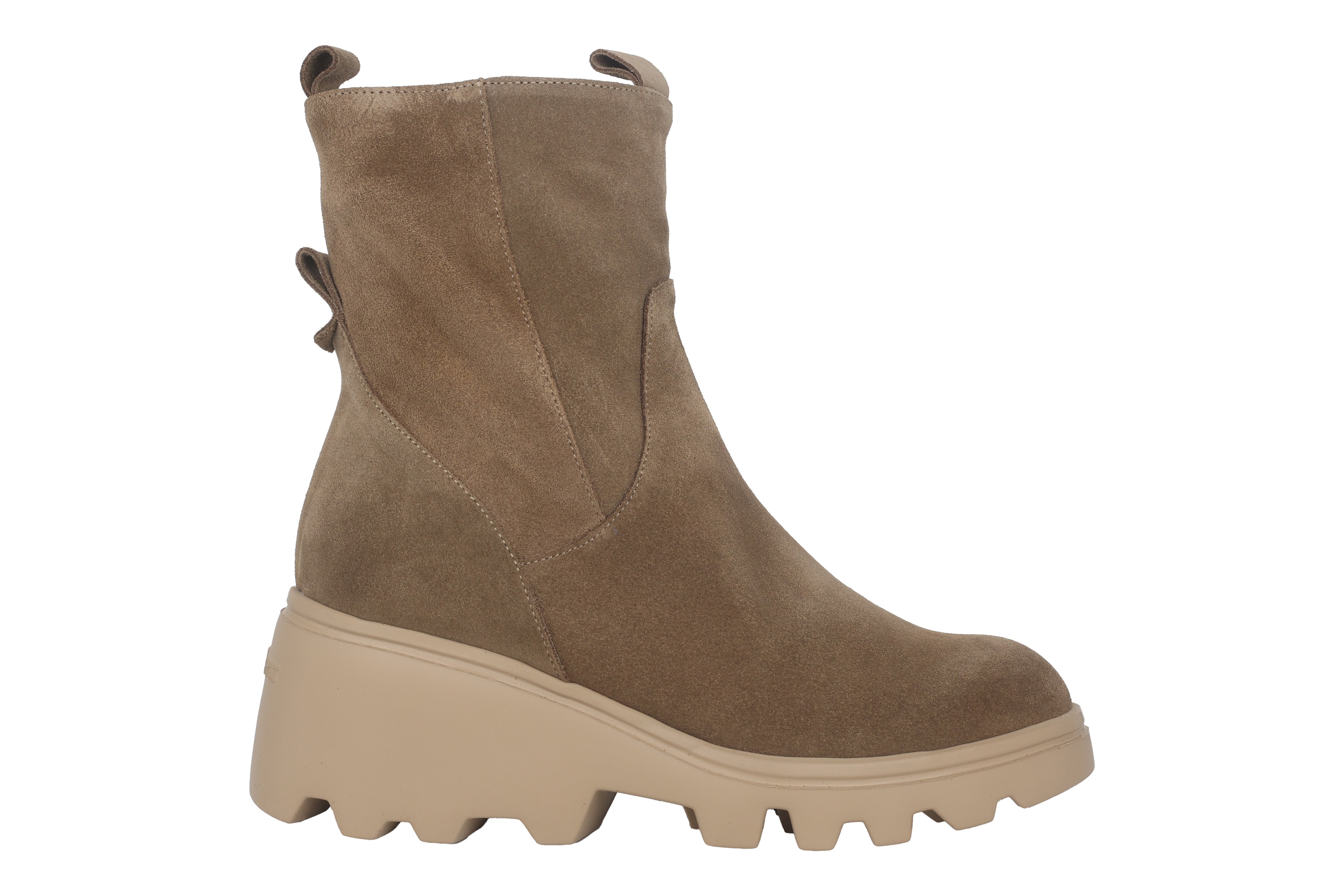 'Leeds' women's wedge boot - Taupe