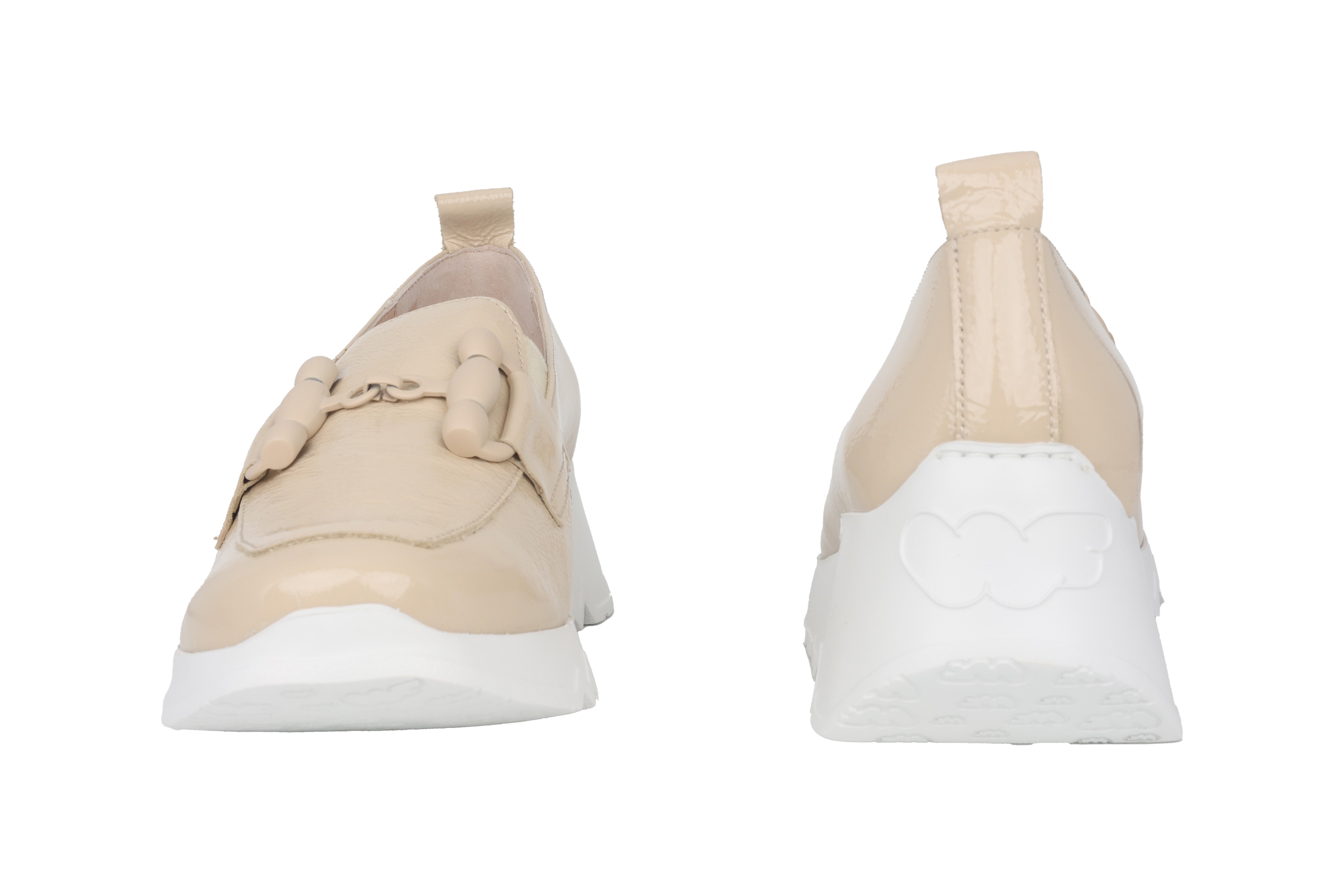 Mocassino da donna 'Dance' - vernice beige