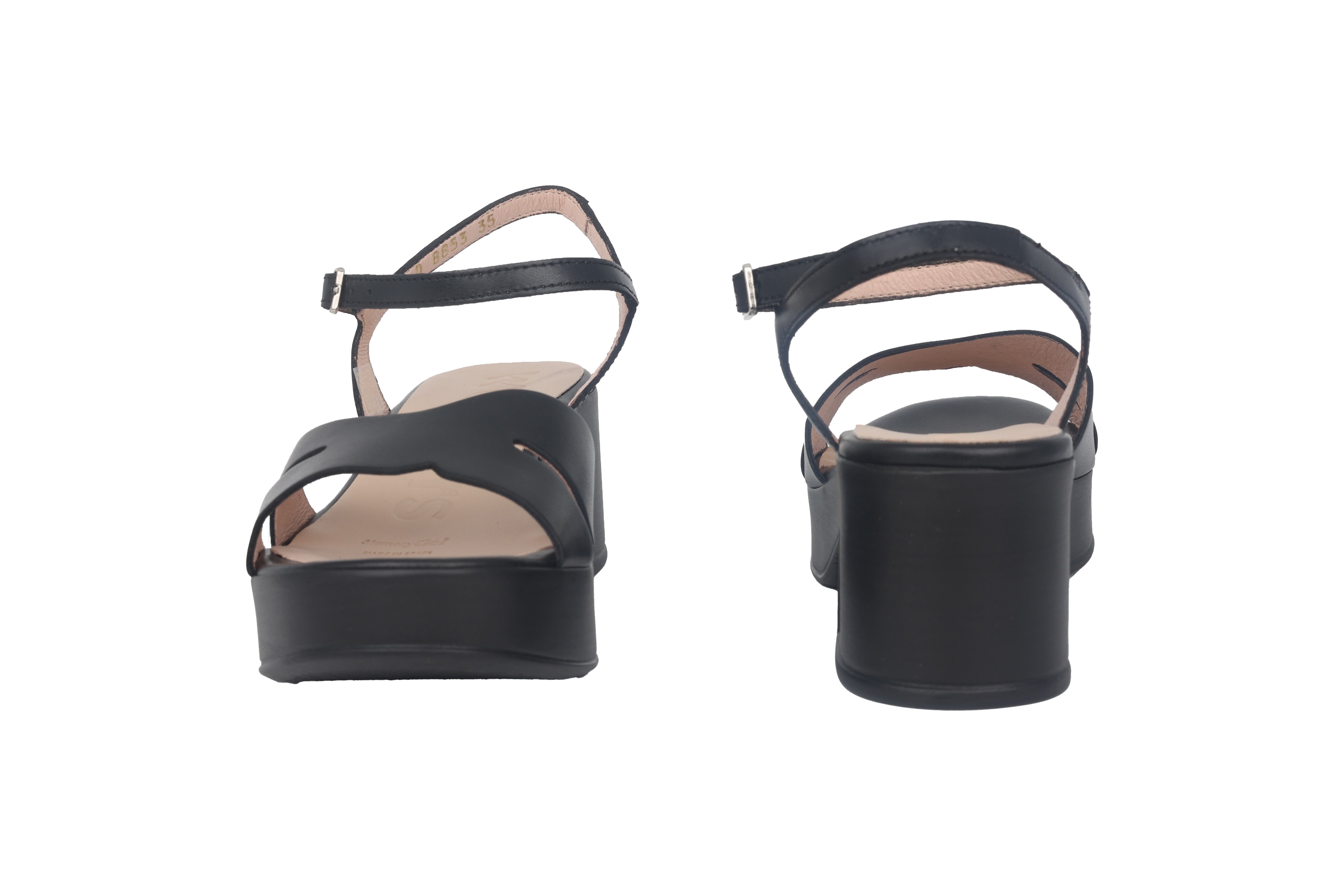 'Elara' women's dressed sandal - black