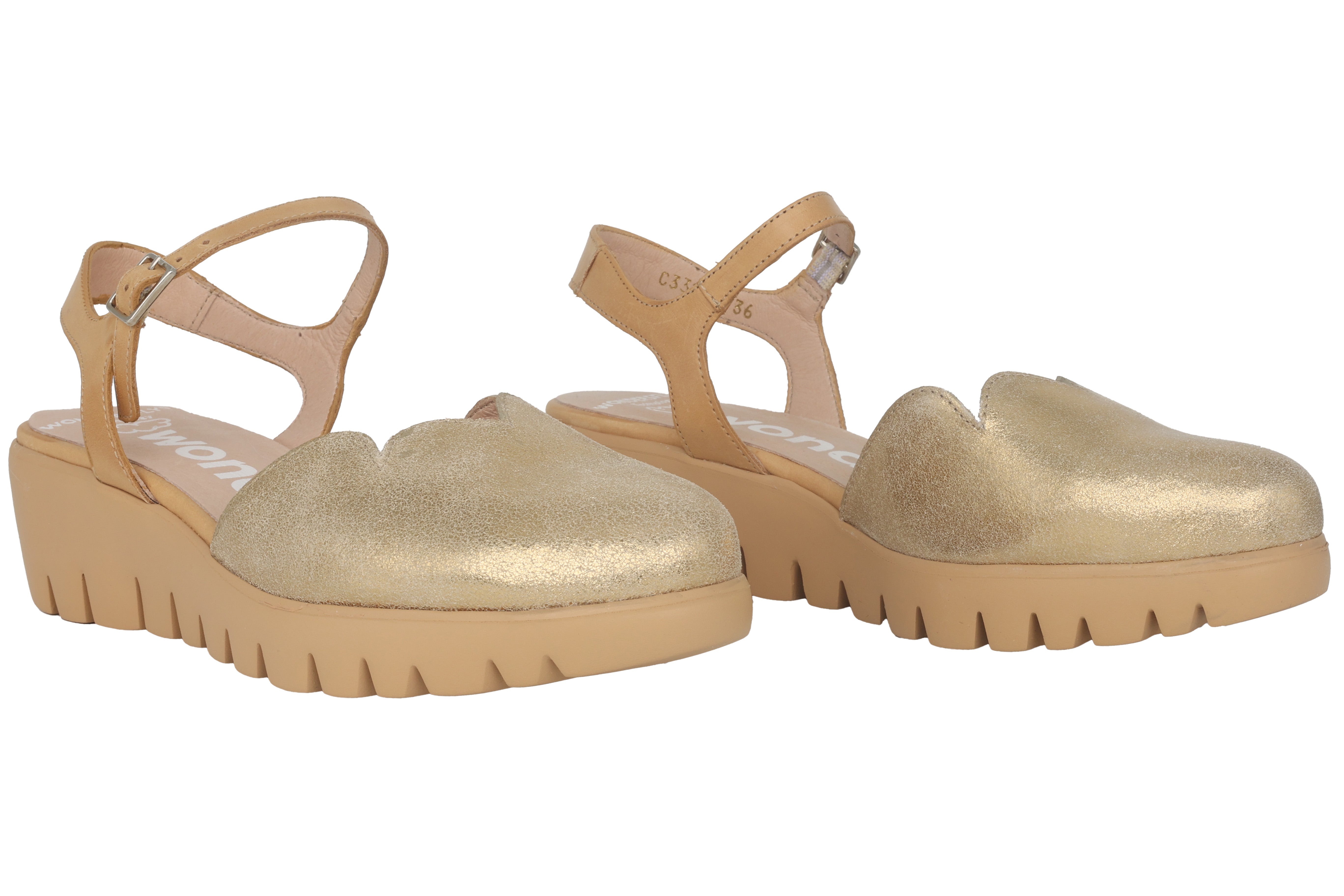 Damessandaal 'Caravaca' - Goud