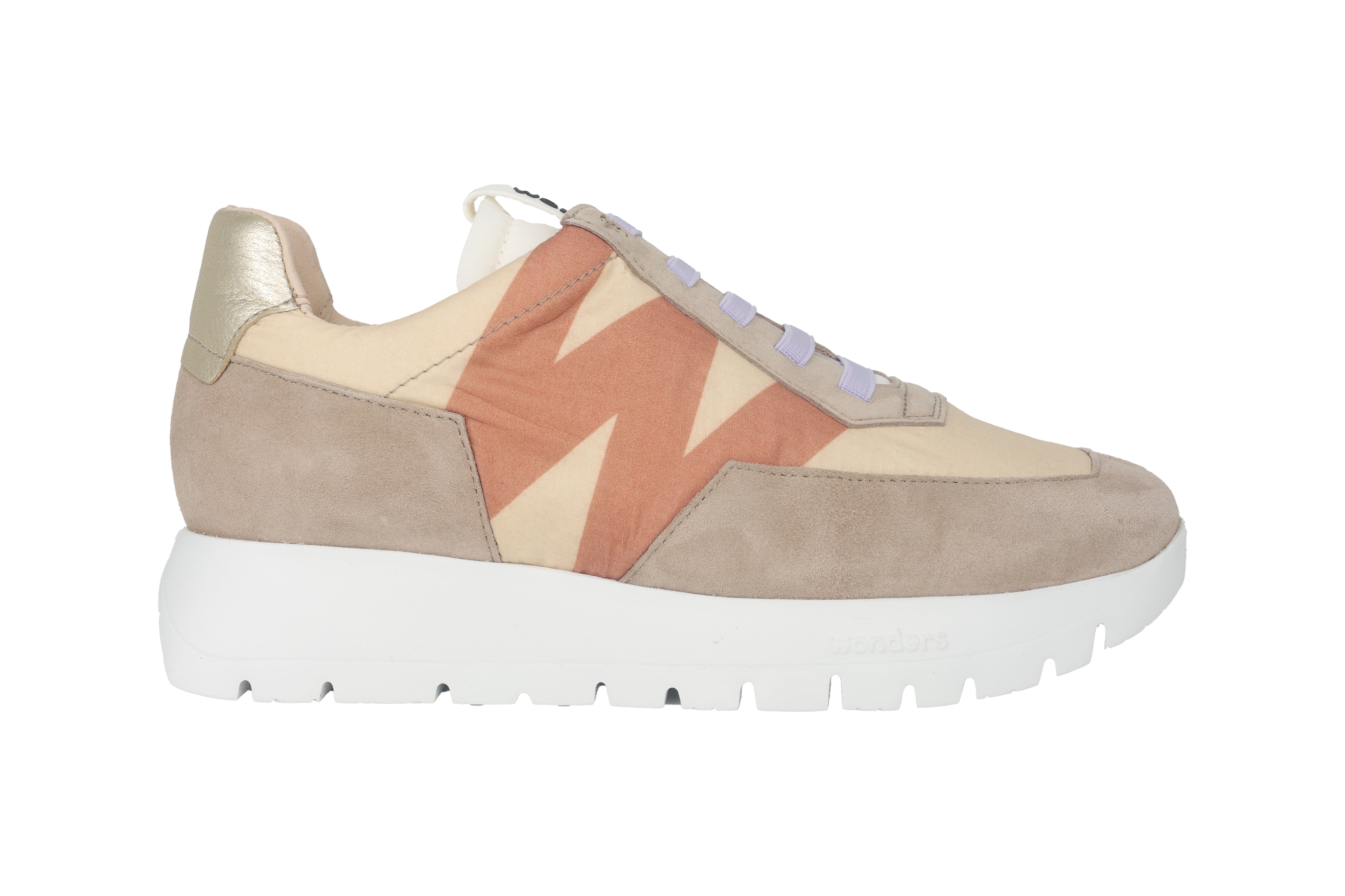 'Odisei' women's sneaker - taupe mix