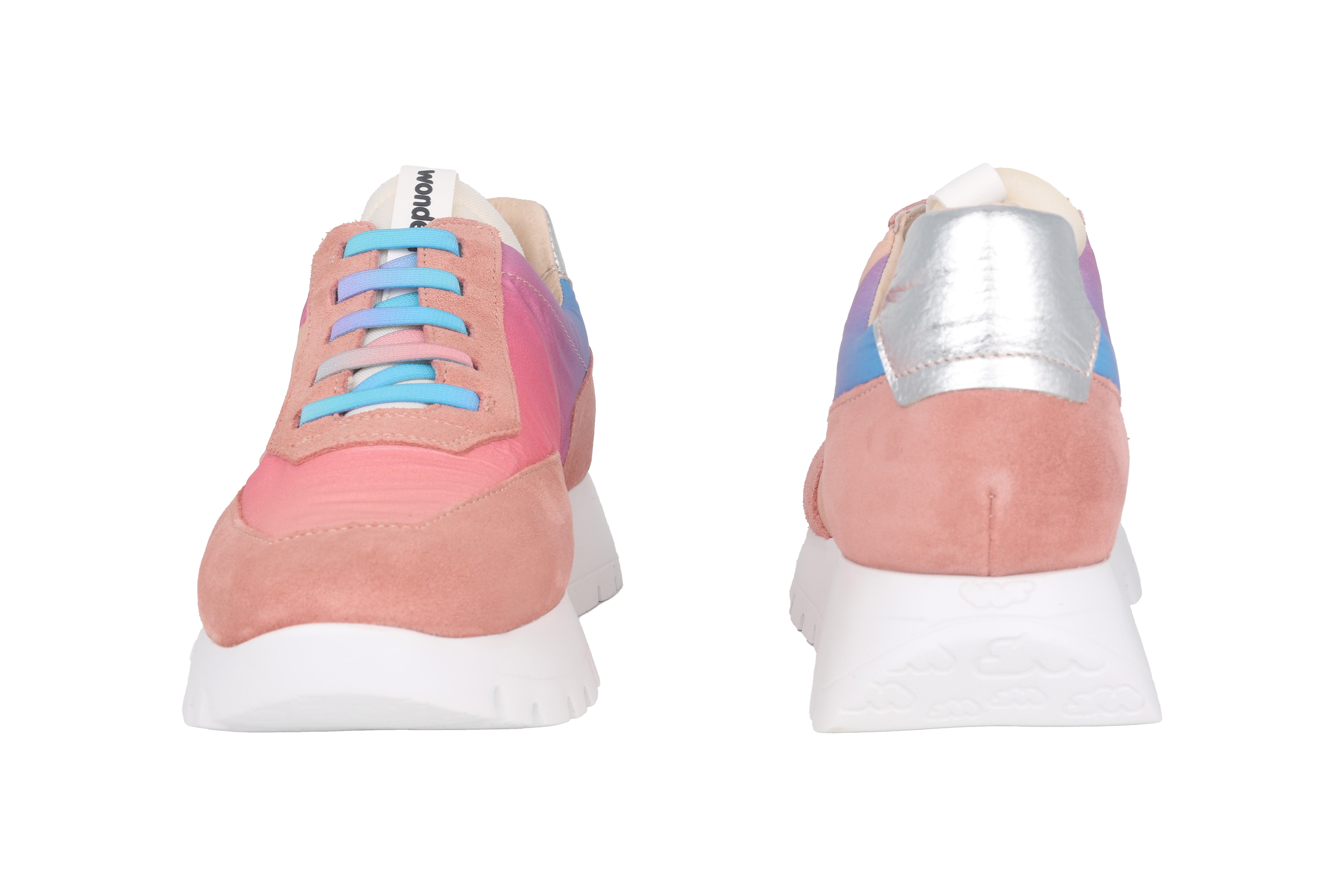 Sneaker à lacets pour femme 'Odisei' - rose mélangé