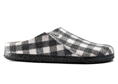 'Zermatt Rivet' men's home slipper - White black mix - Chaplinshoes'Zermatt Rivet' men's home slipper - White black mixBirkenstock