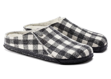'Zermatt Rivet' men's home slipper - White black mix - Chaplinshoes'Zermatt Rivet' men's home slipper - White black mixBirkenstock